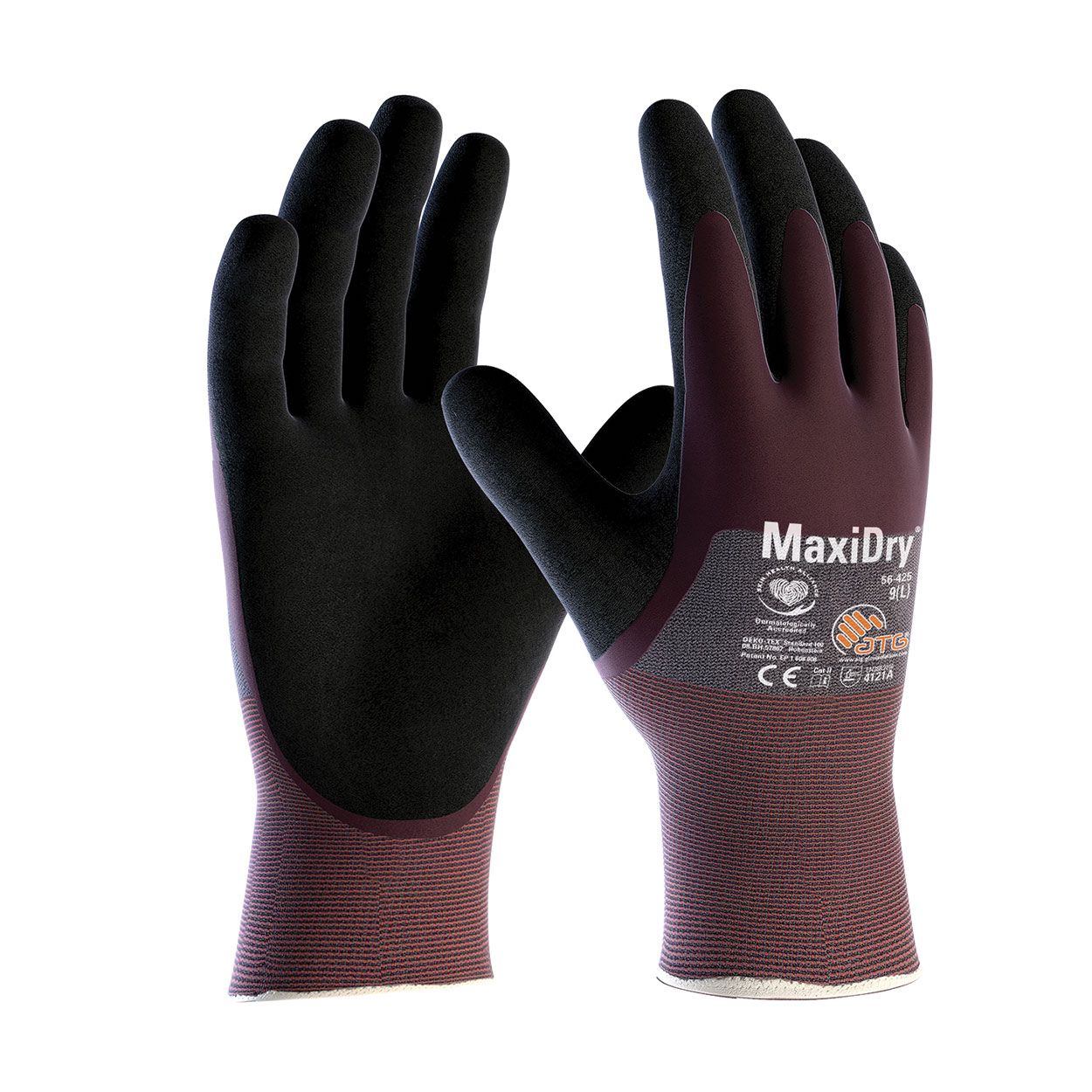 Maxidry Large 3/4 Coated Glove Size 9