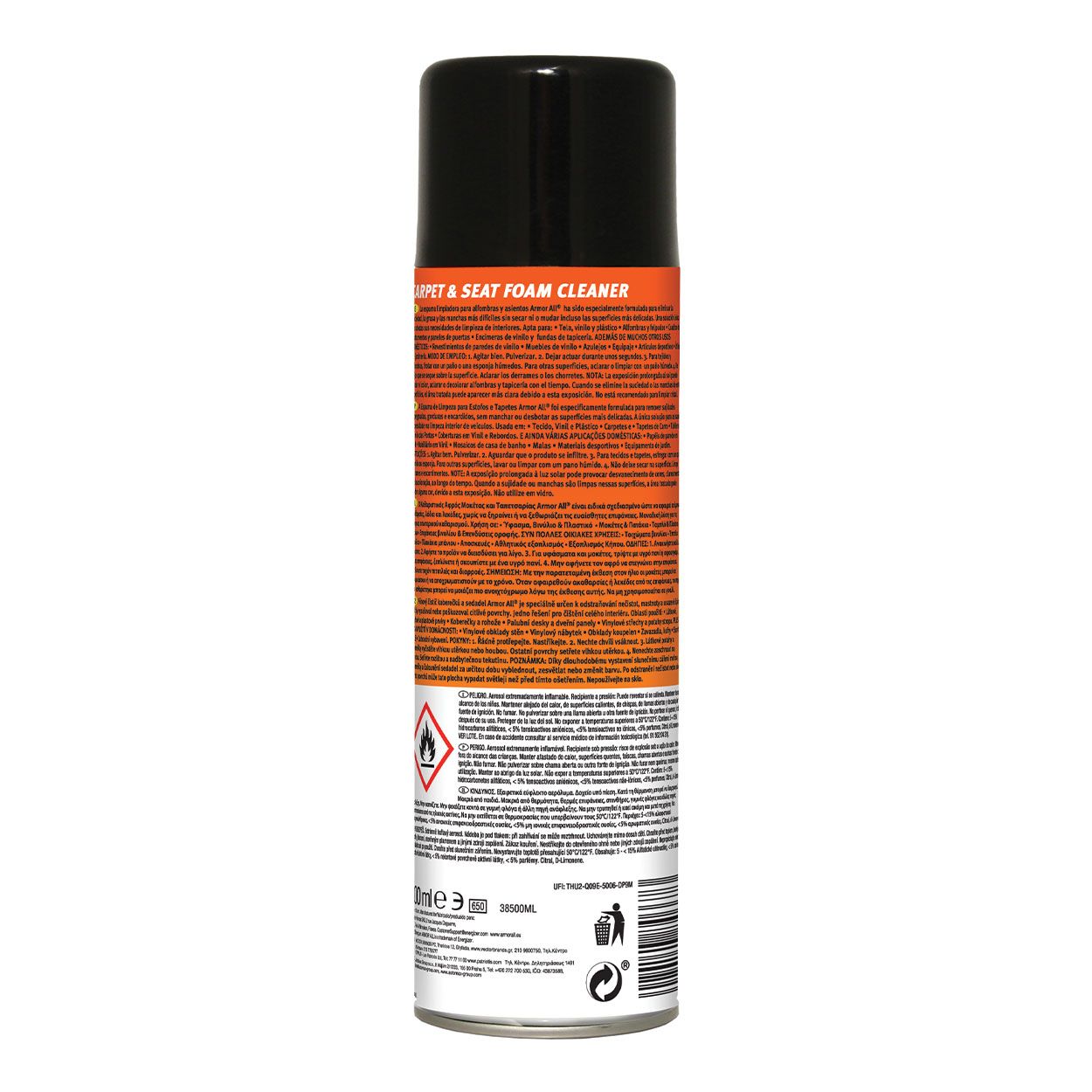 Armor All Carpet & Seat Foam Cleaner - 500ml