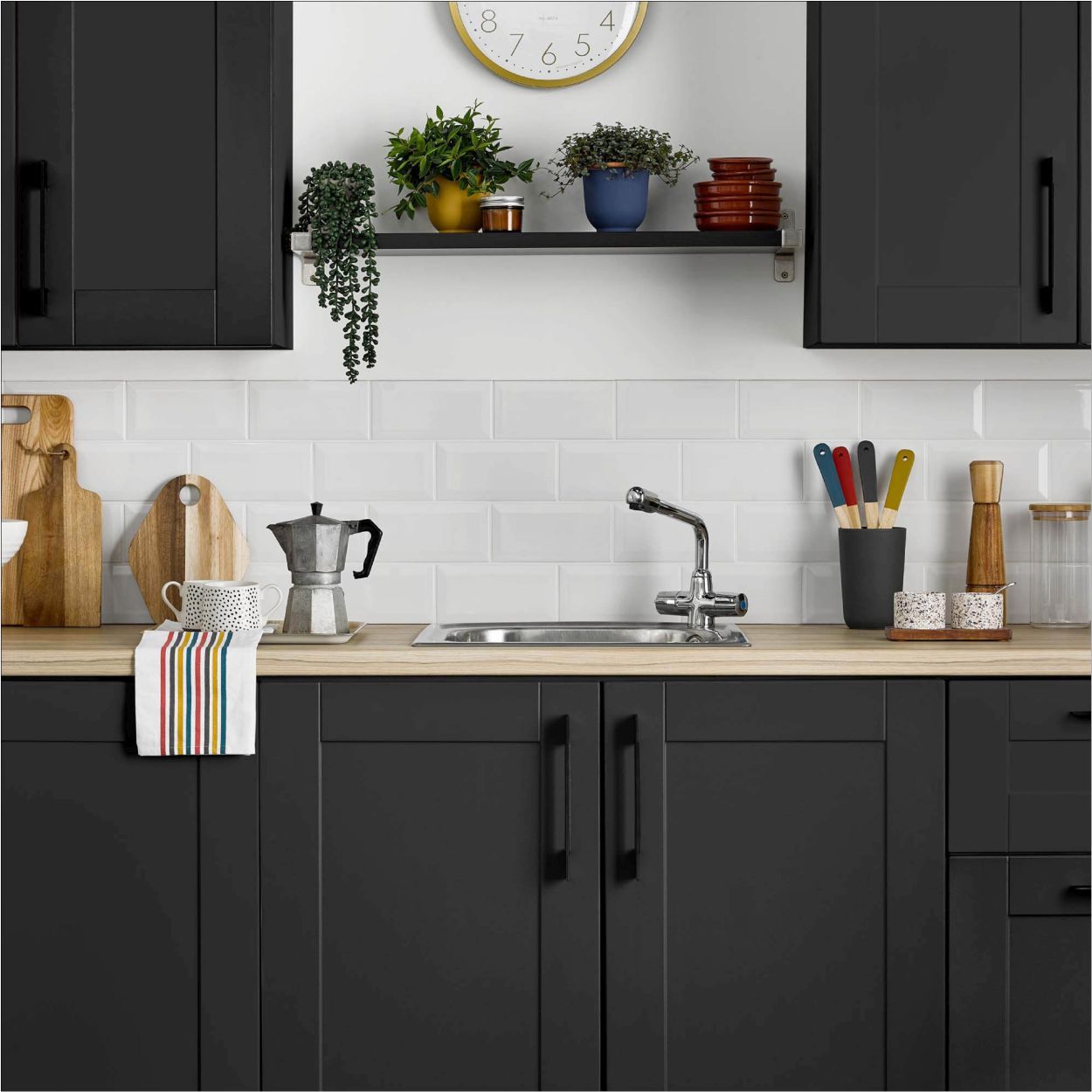 Rust-Oleum Kitchen Cupboard Paint Natural Charcoal 750Ml