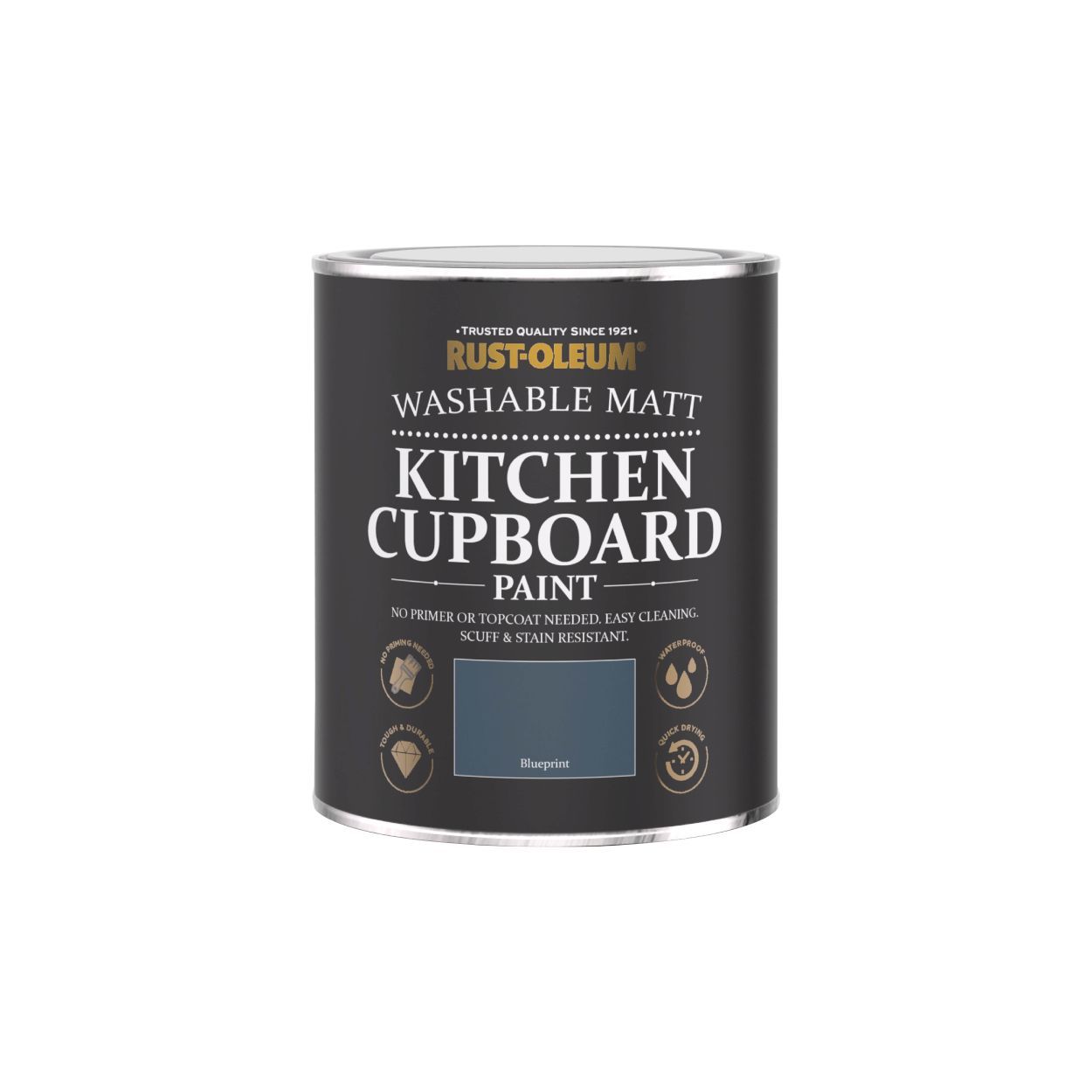 Rust-Oleum Kitchen Cupboard Paint Blue Print 750Ml