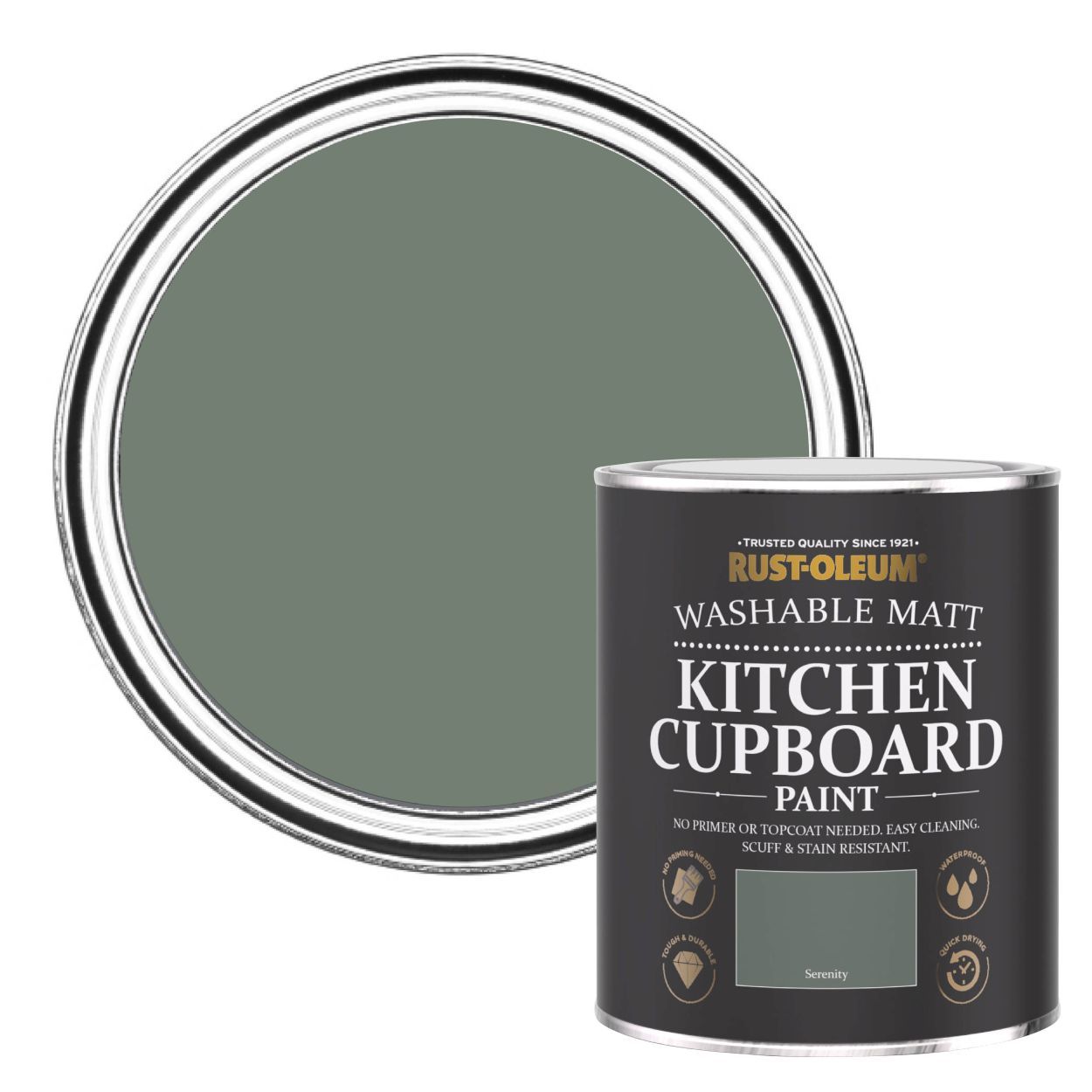 Rust-Oleum Kitchen Cupboard Paint Serenity 750Ml