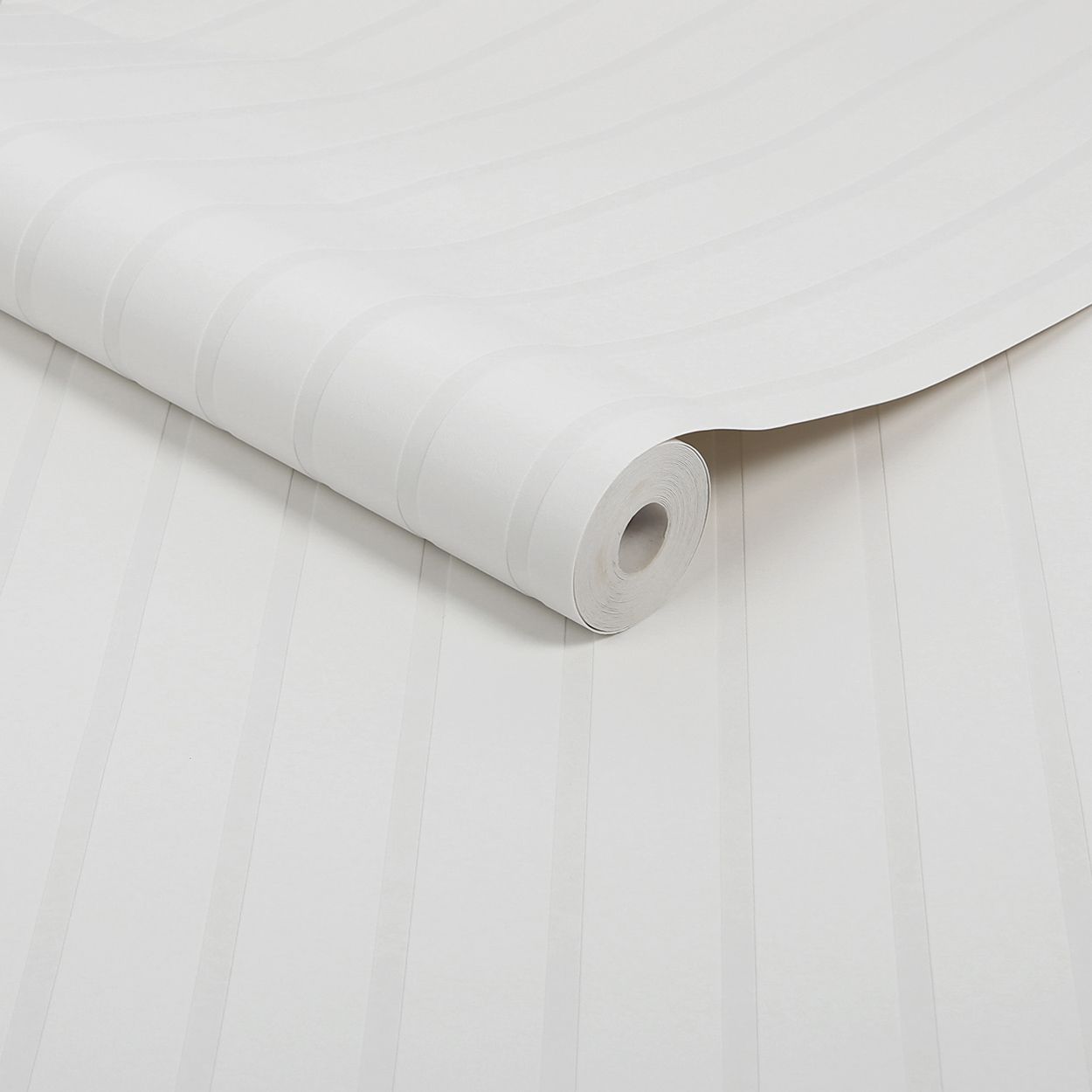 White Slat Panel Wallpaper