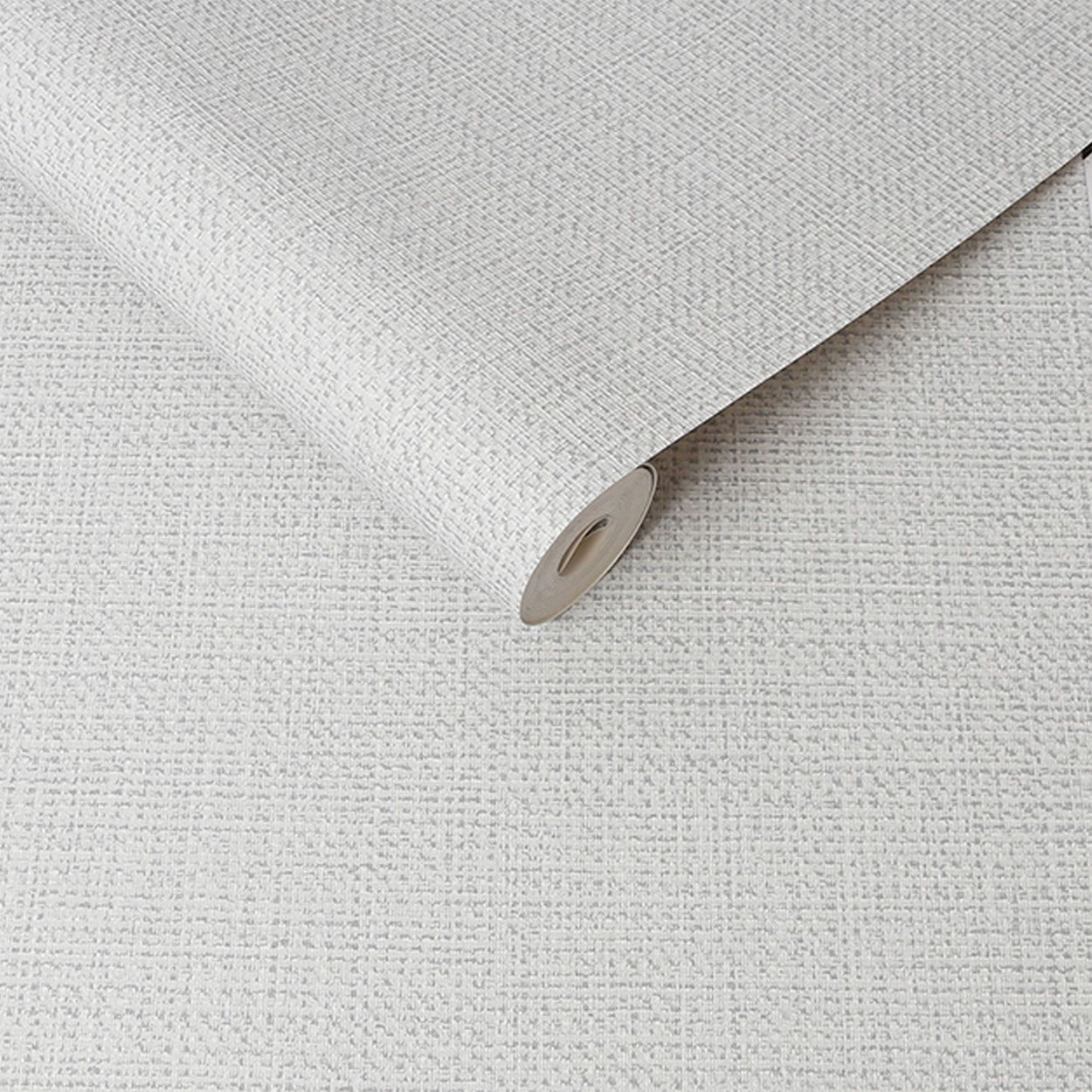Linen White Wallpaper