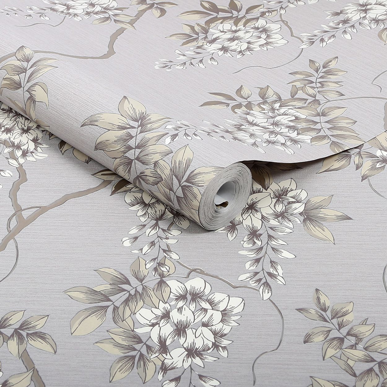 Wisteria- Light Mauve Wallpaper