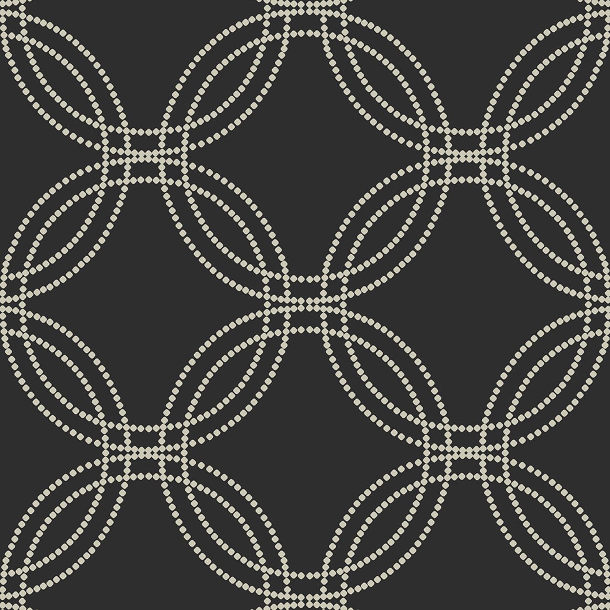 Serpentine Geo Black Wallpaper
