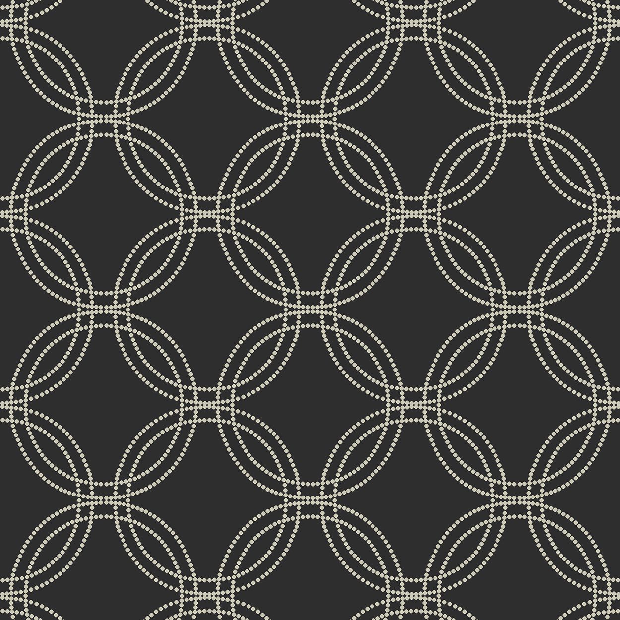 Serpentine Geo Black Wallpaper