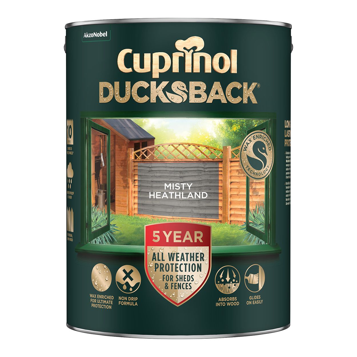 Cuprinol Ducksback Misty Heathland 5L