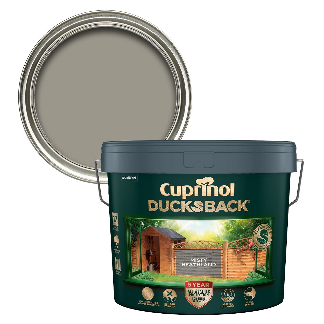 Cuprinol Ducksback Misty Heathland 9L