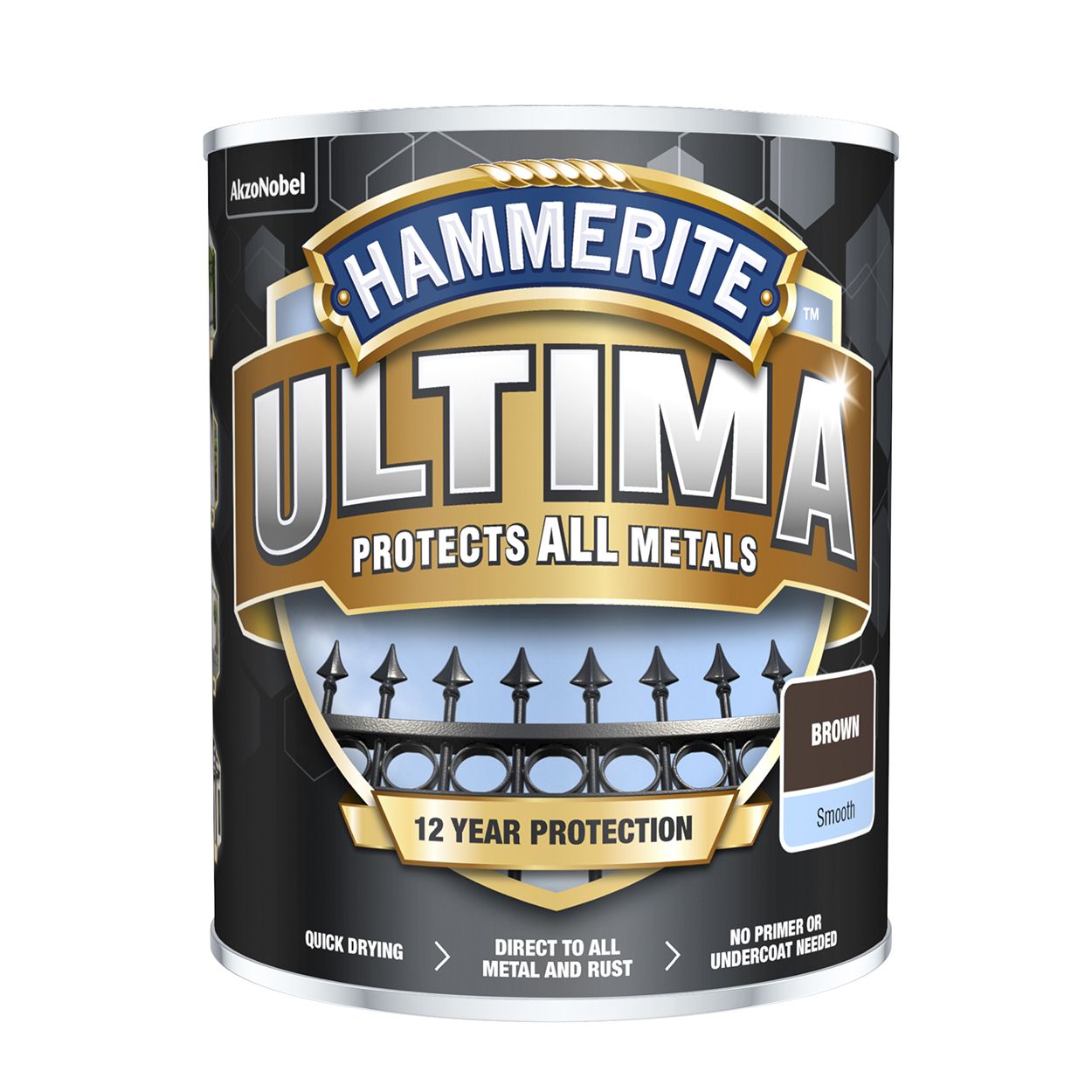 Hammerite Ultima Smooth Brown 750ml