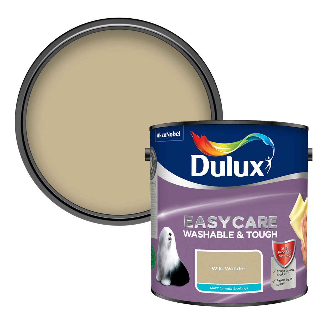 Dulux Easycare Washable & Tough Matt Wild Wonder 2.5L
