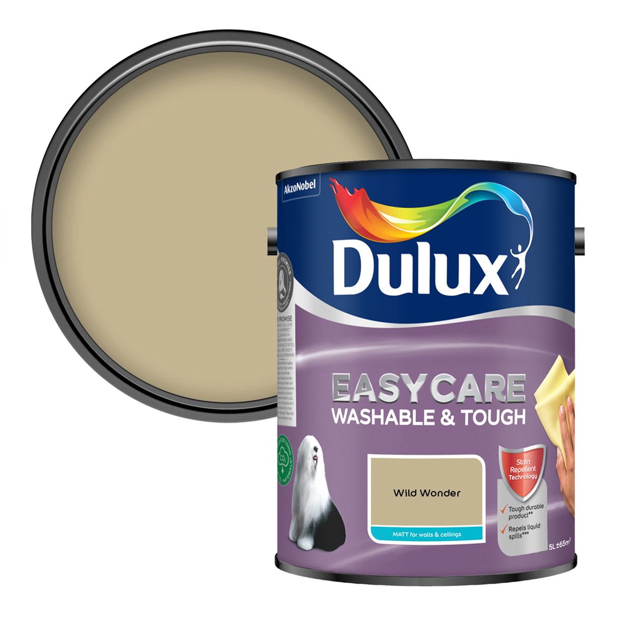 Dulux Easycare Washable & Tough Matt Wild Wonder 5L