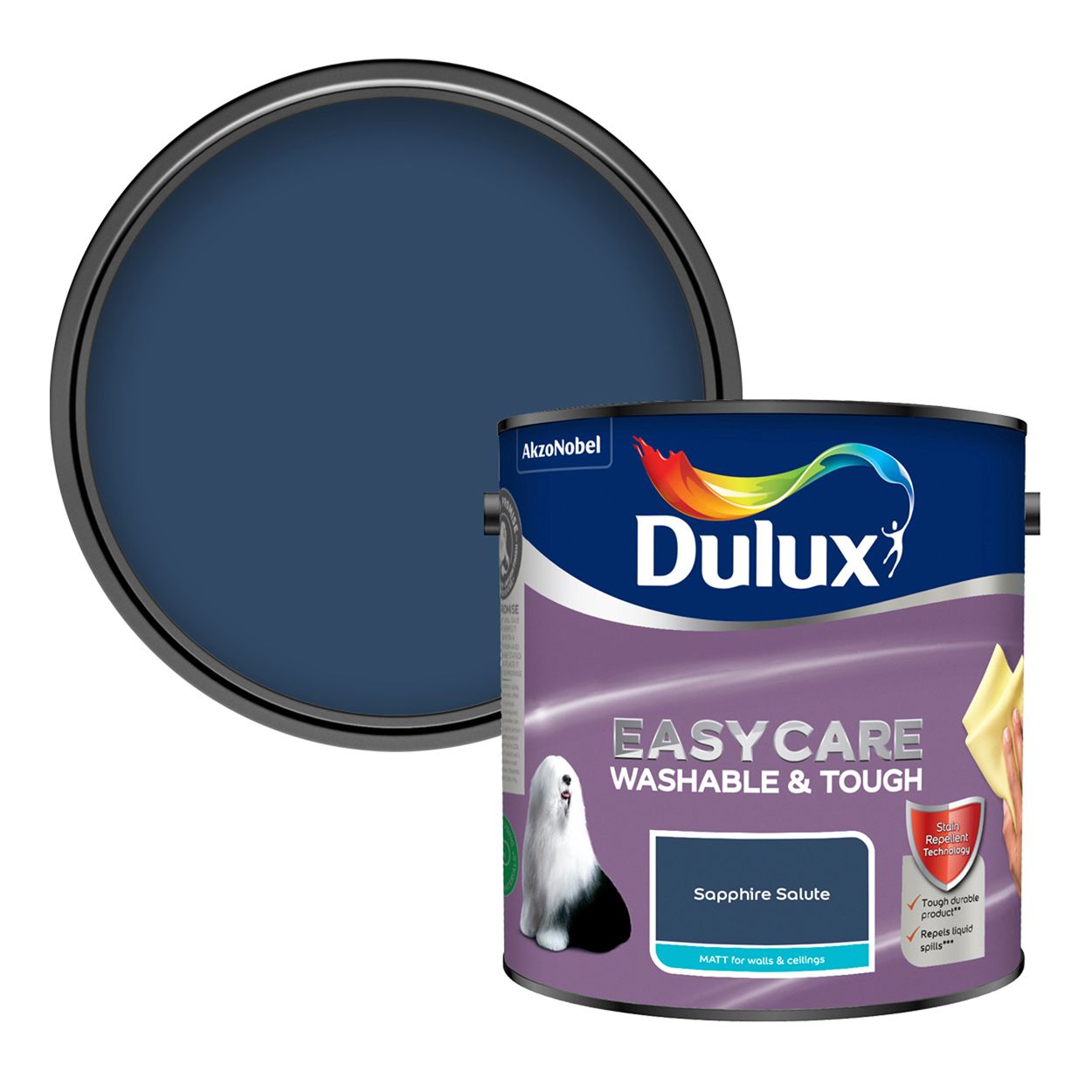Dulux Easycare Washable & Tough Matt Sapphire Salute 2.5L