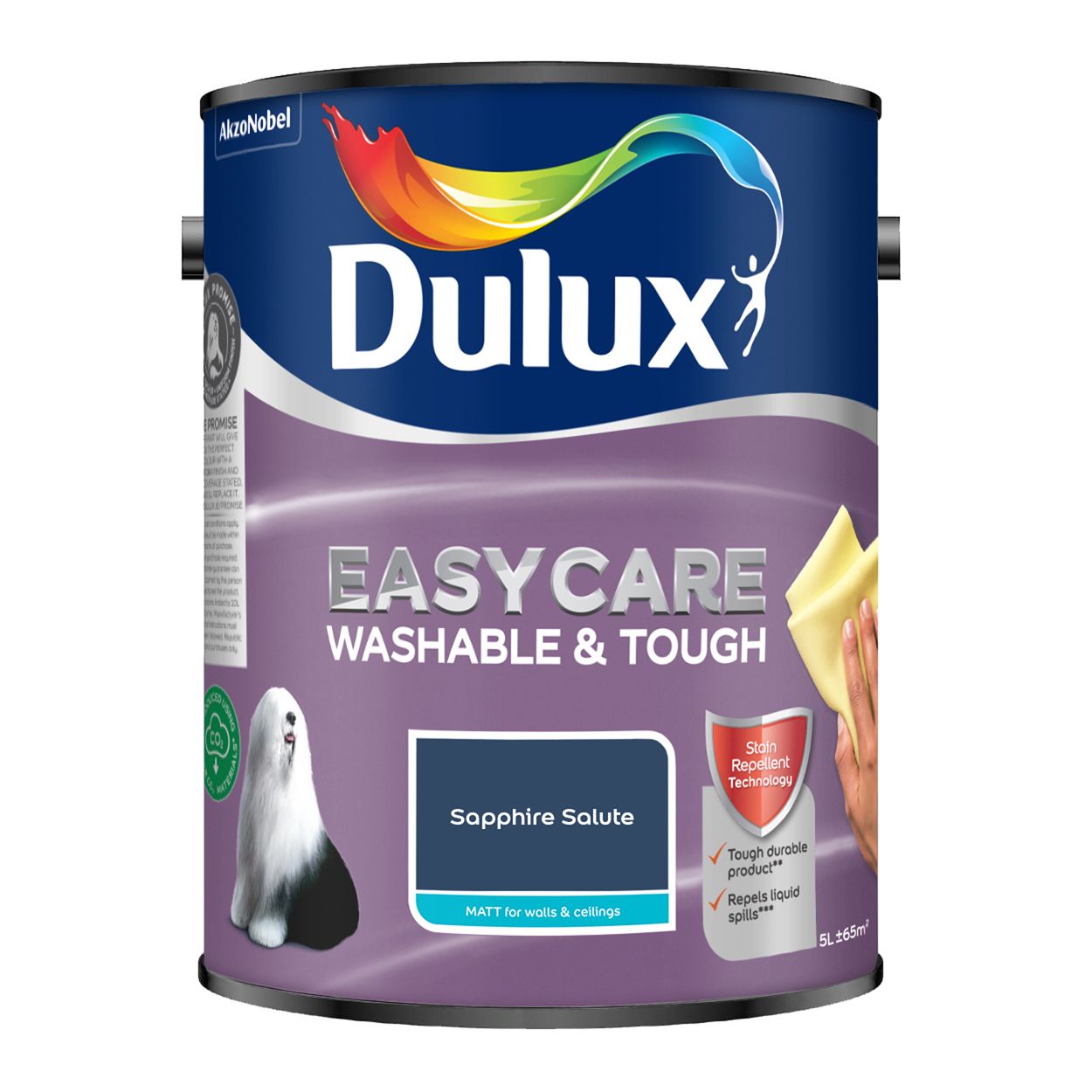 Dulux Easycare Washable & Tough Matt Sapphire Salute 5L