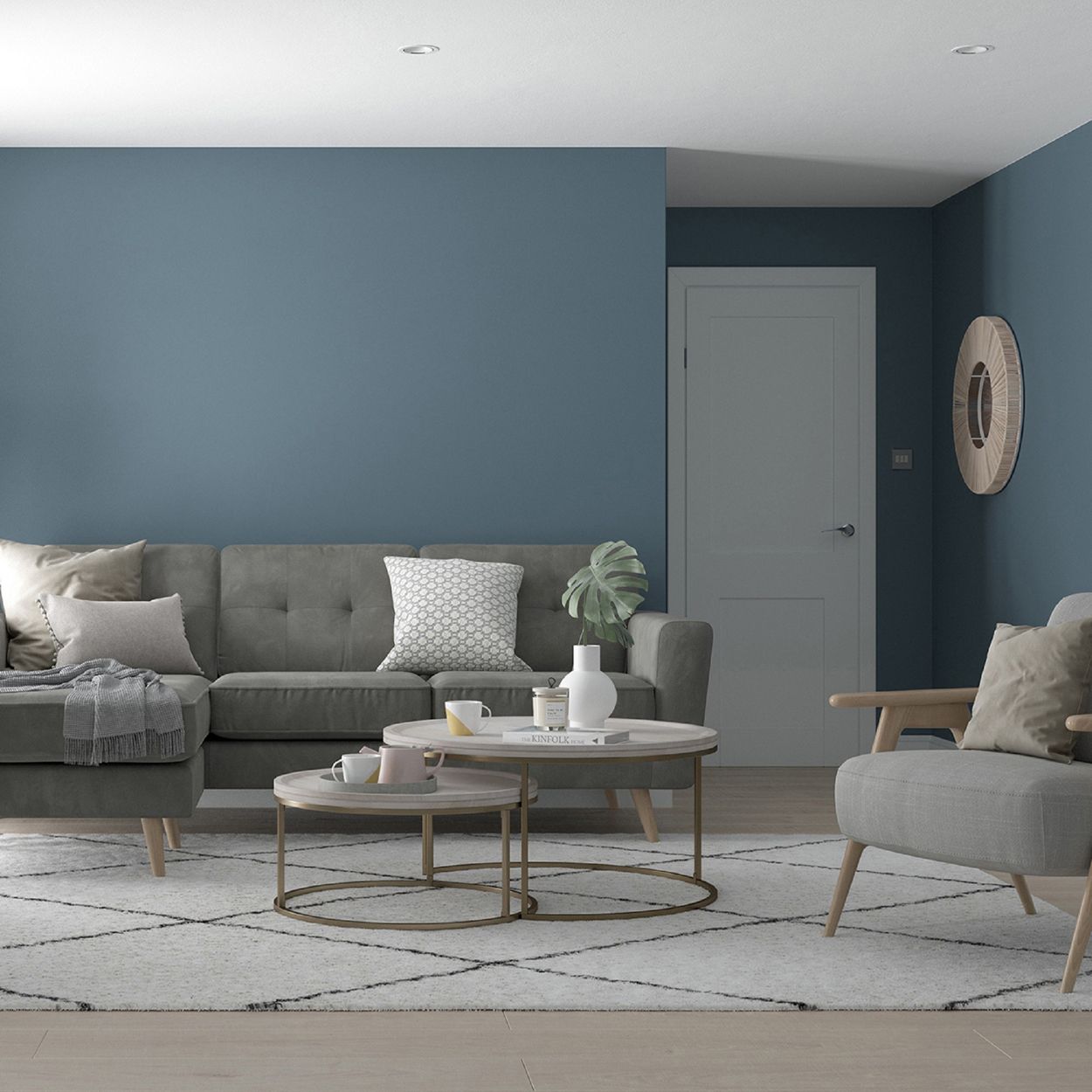 Dulux Easycare Washable & Tough Matt Faded Indigo 5L