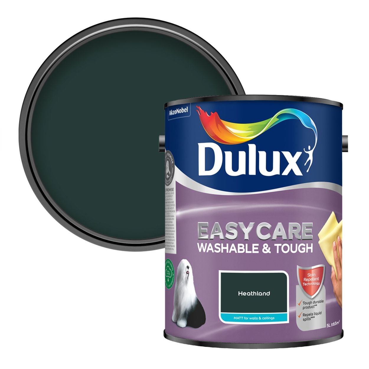 Dulux Easycare Washable & Tough Matt Heathland 5L