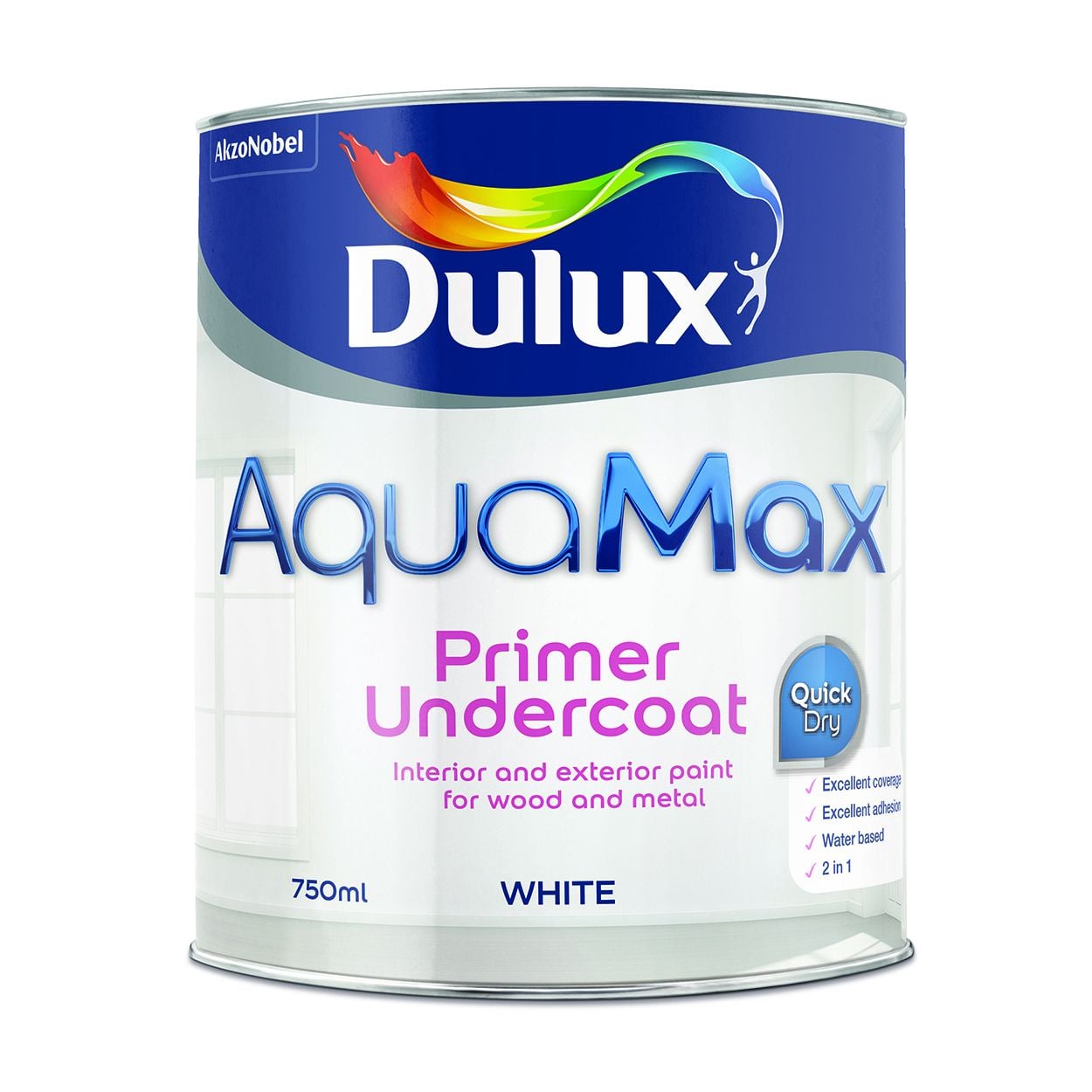 Dulux Aquamax Primer Undercoat White 750Ml