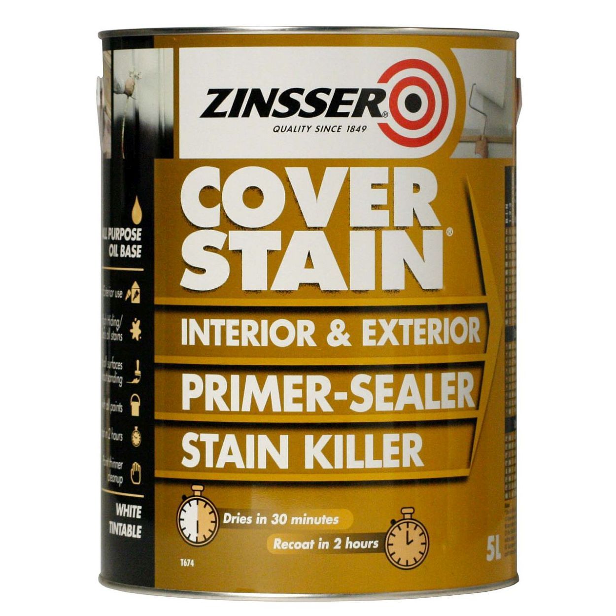 Zinsser Cover Stain Primer Sealer 5L