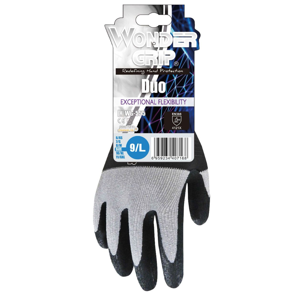 Wondergrip - Duo Size L Gloves
