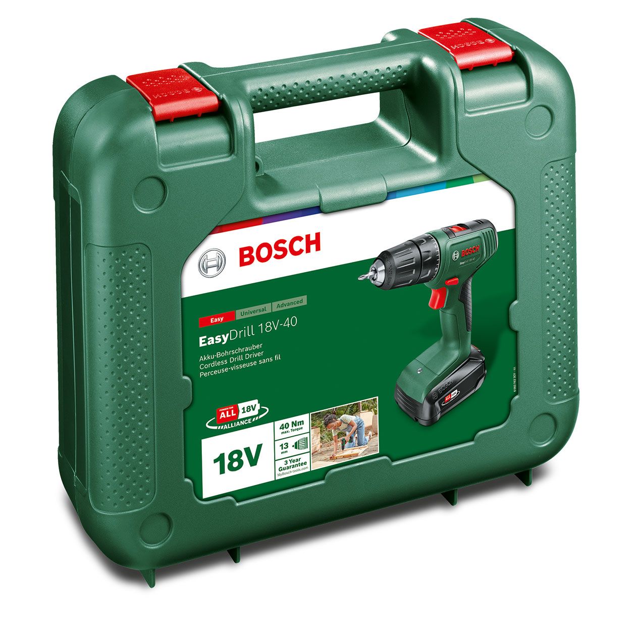 Bosch Easydrill 18V-40 (1X 1.5Ah)