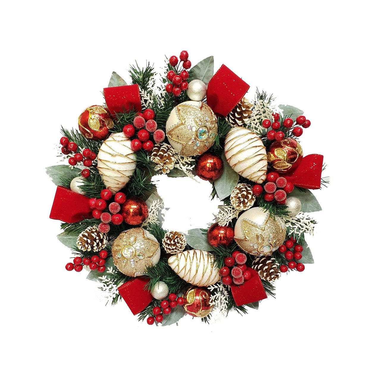 Christmas Wreath Red 53cm