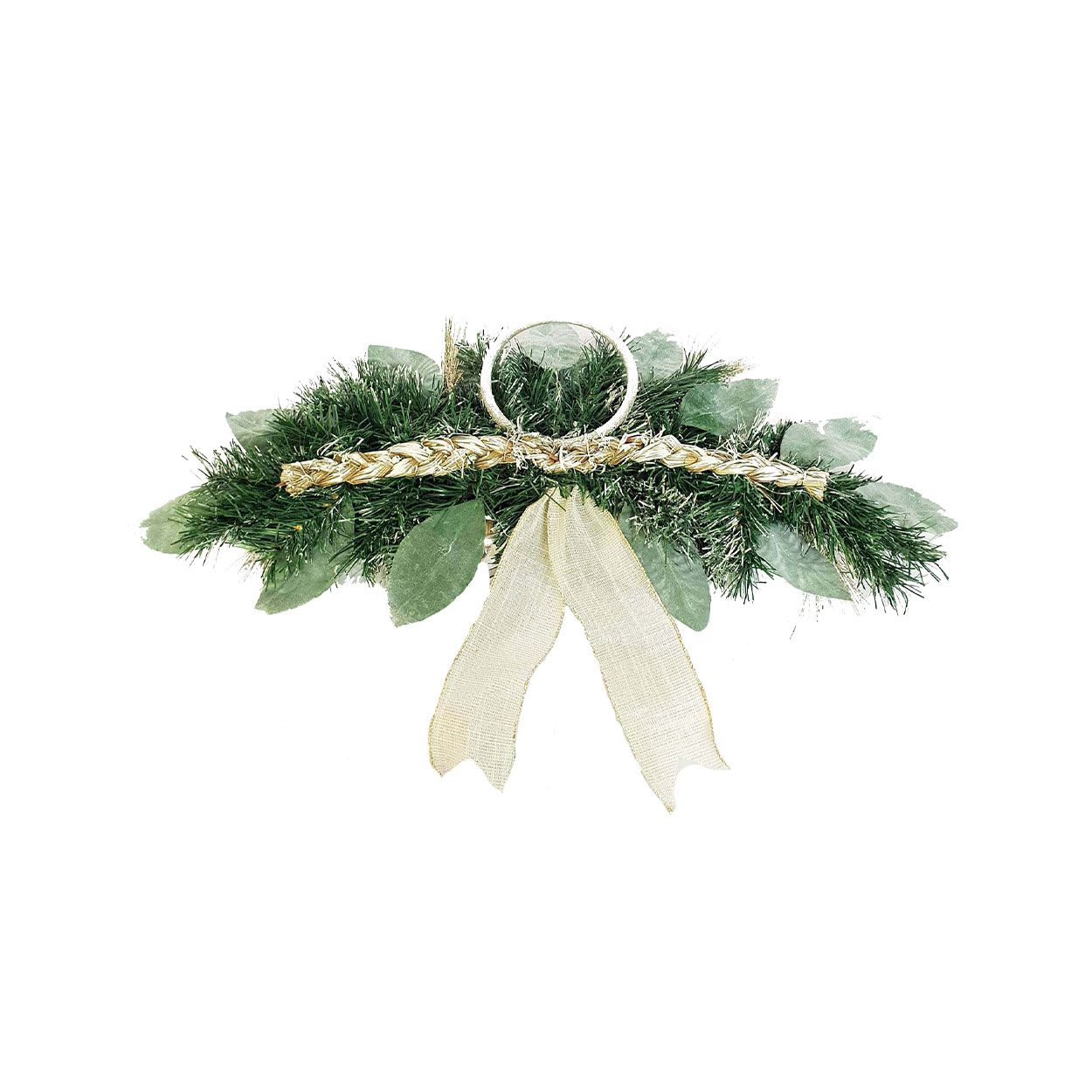 Winterwoods Swag Champagne 66cm
