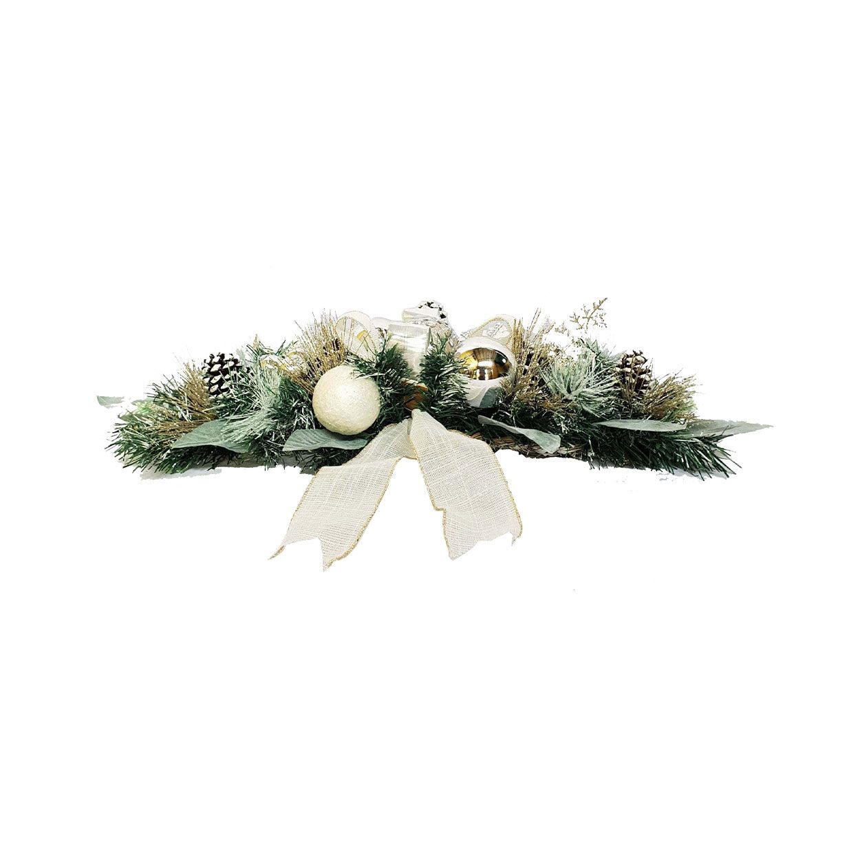 Winterwoods Swag Champagne 66cm