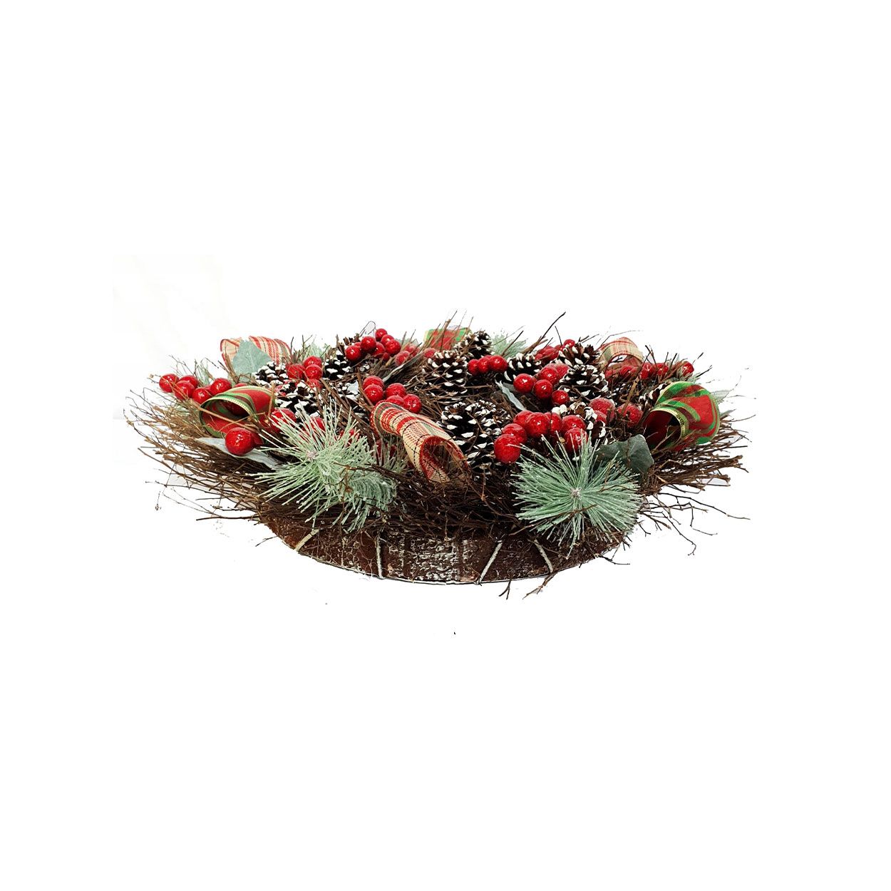 Wreath with Berries Red 53cm