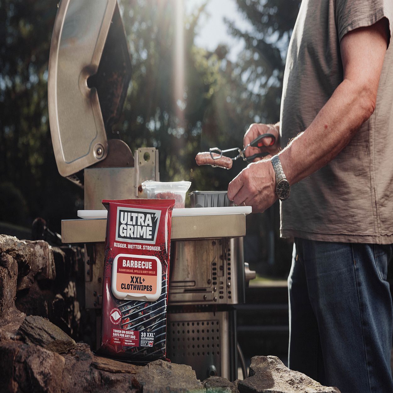 Ultragrime Bbq Xxl+ Clothwipes 30Pk