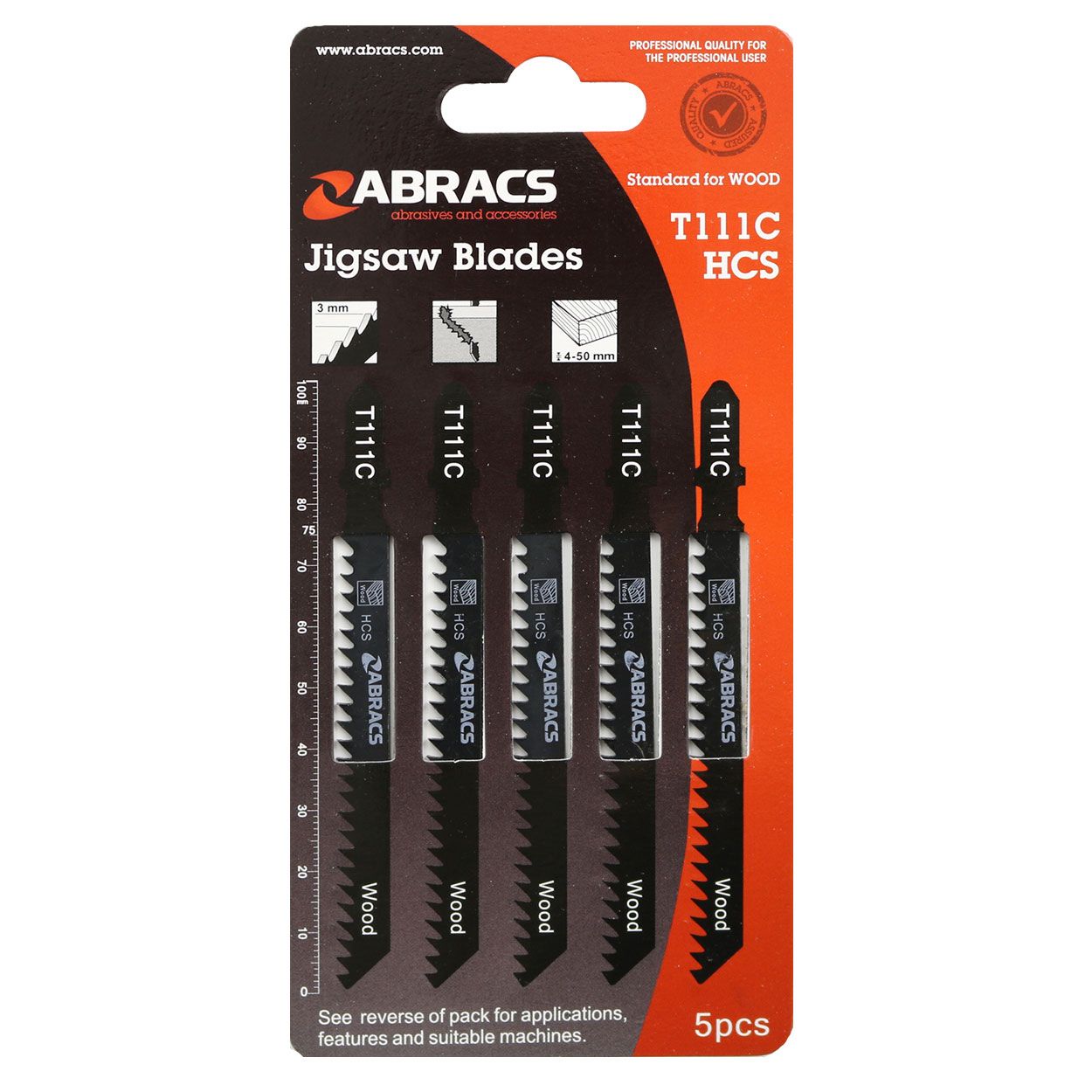 JIGSAW BLADE WOOD T111C 5PC