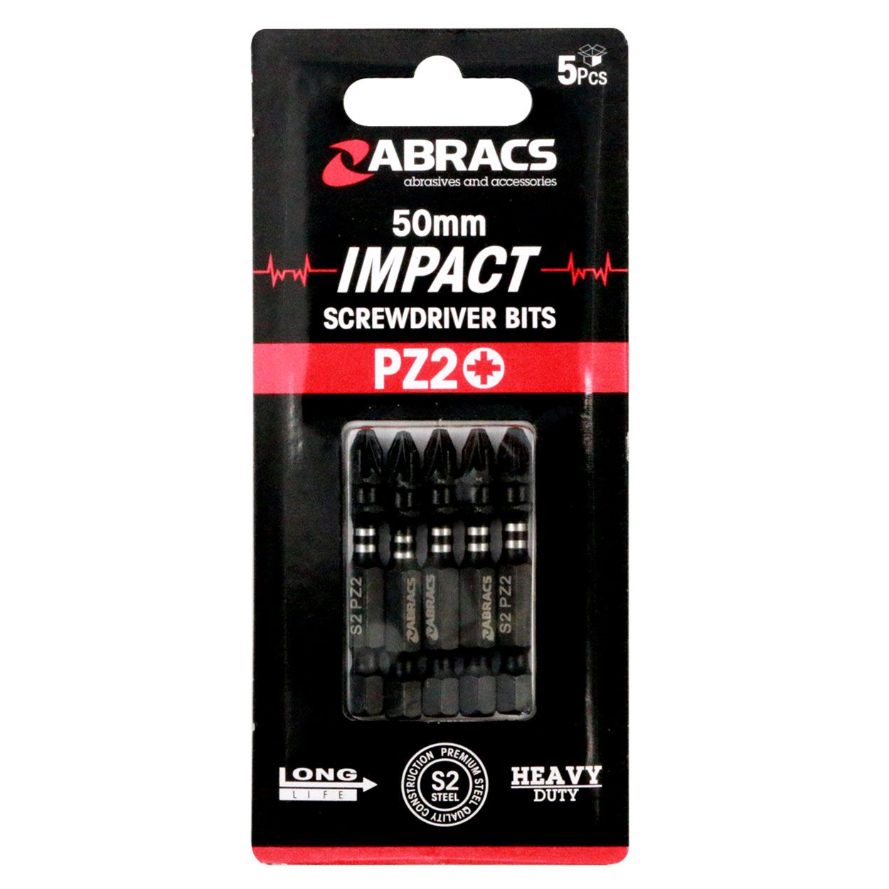 50MM IMPACT SD BIT PZ2 5PCS