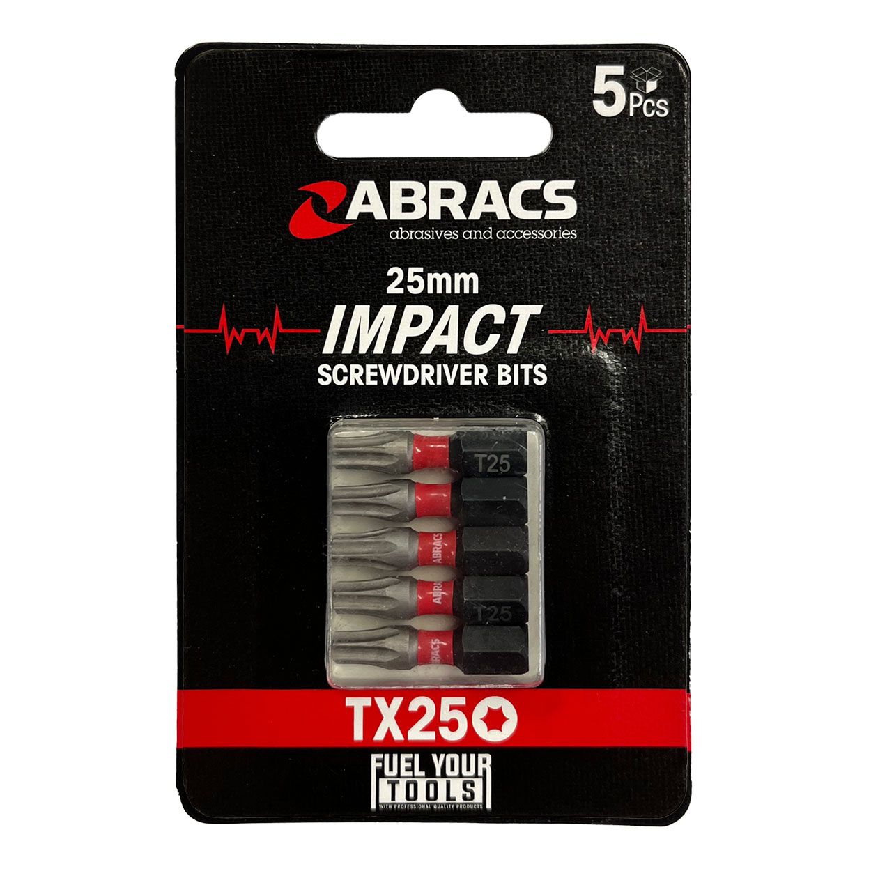 25MM IMPACT SD BIT TX25 5PCS