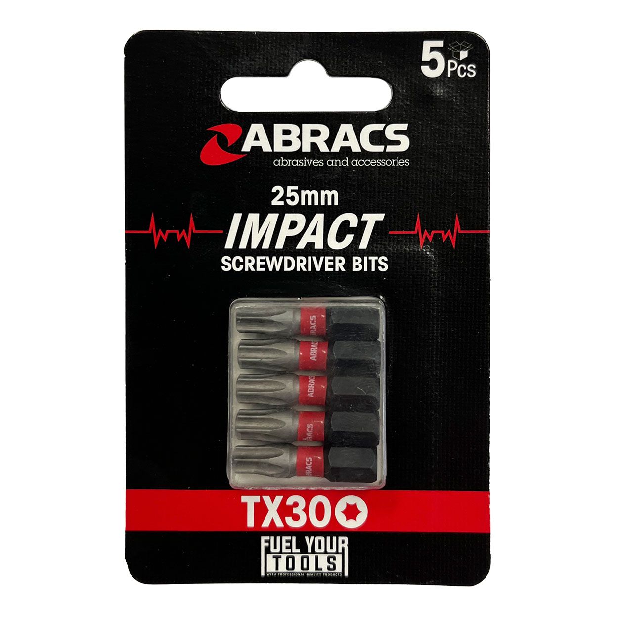 25MM IMPACT SD BIT TX30 5PCS