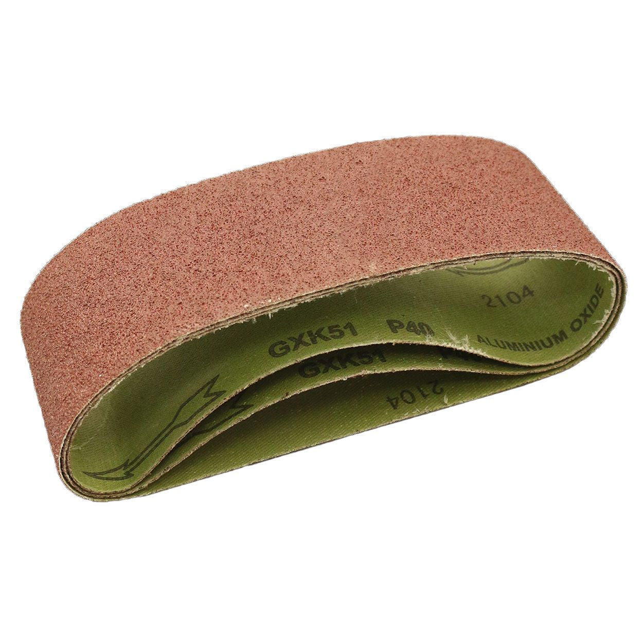 SAND BELT 75MM X 457MM X 40 GRIT 3PK