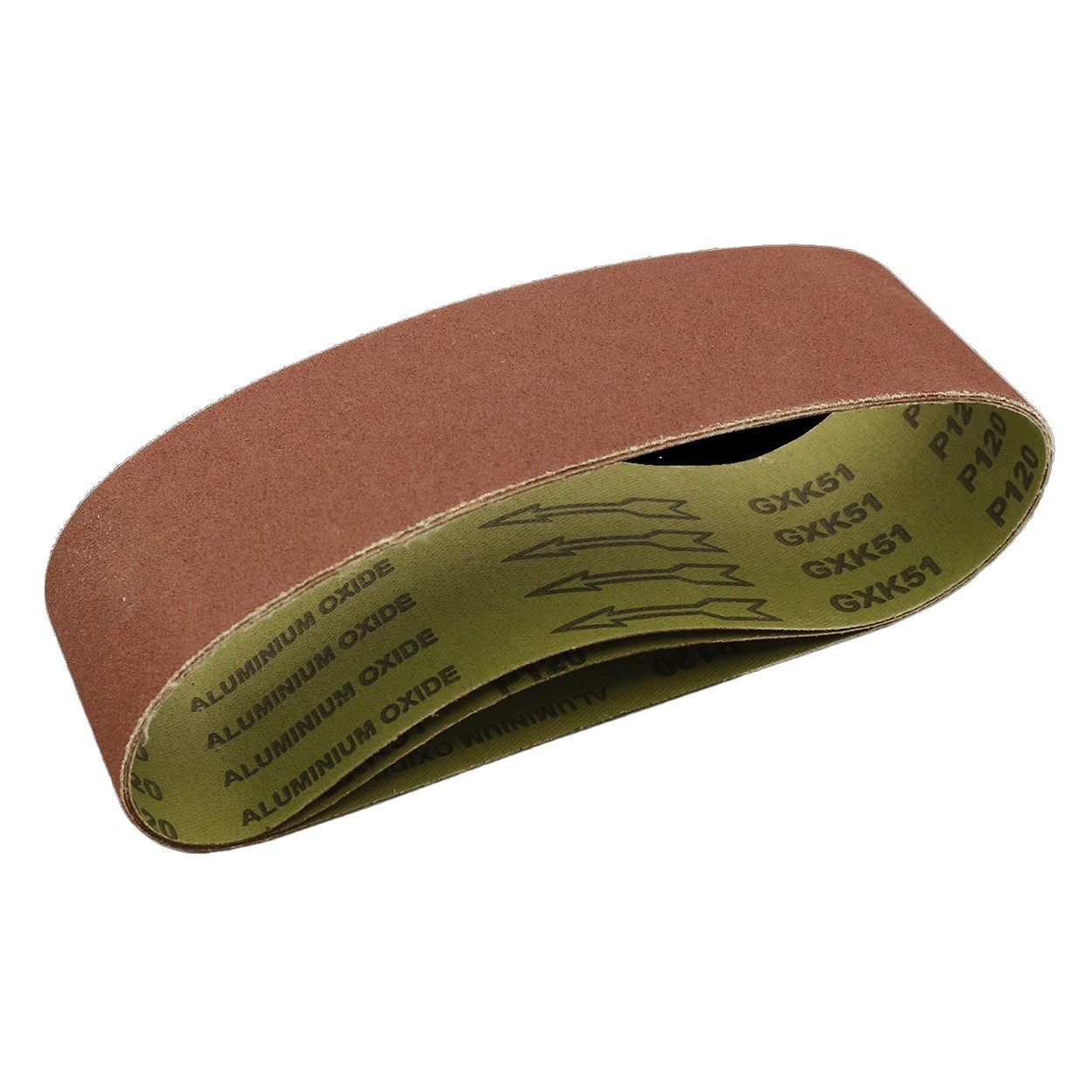 SAND BELT 75MM X 457MM X 120 GRIT 3PK