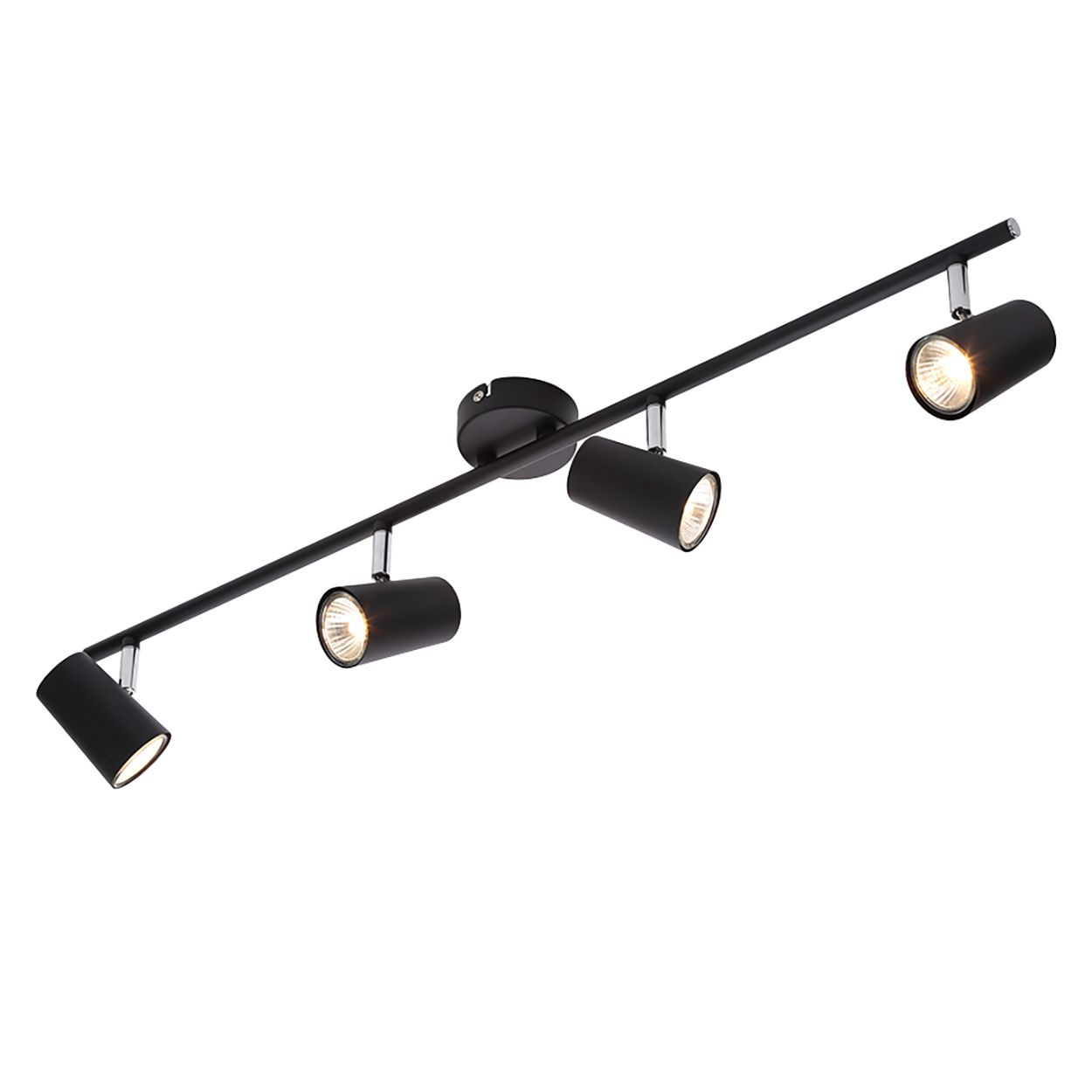 4Lt Spot Light Bar Black