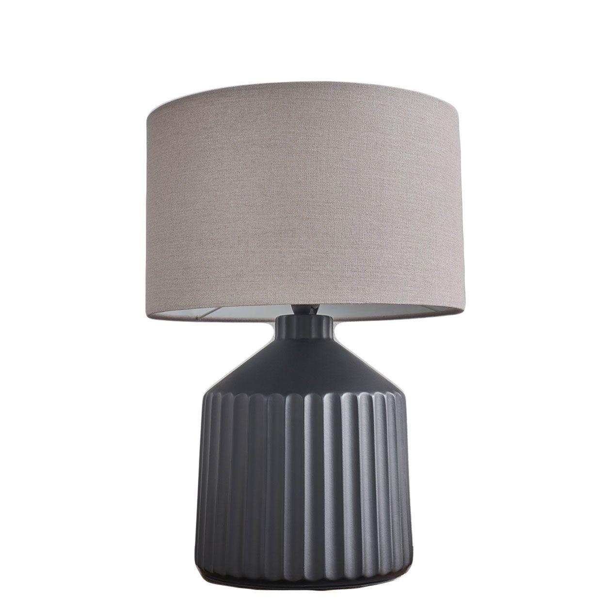 Ceramic Table Lamp - Black