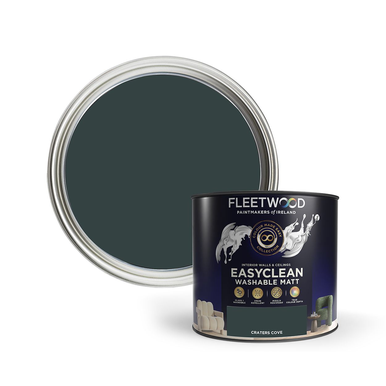 2.5L Fleetwood Easyclean Matt Creaters Cove