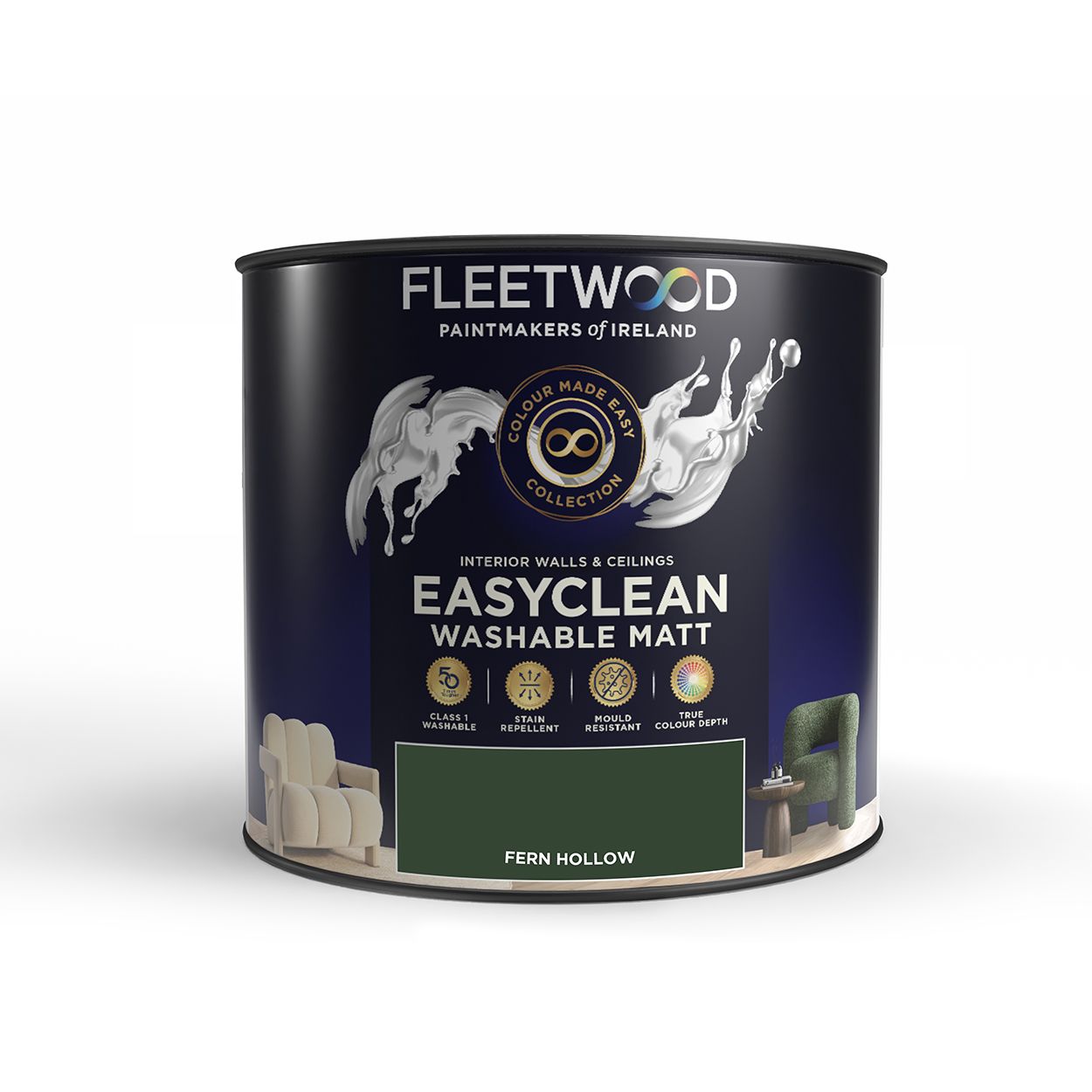 2.5L Fleetwood Easyclean Matt Fern Hallow