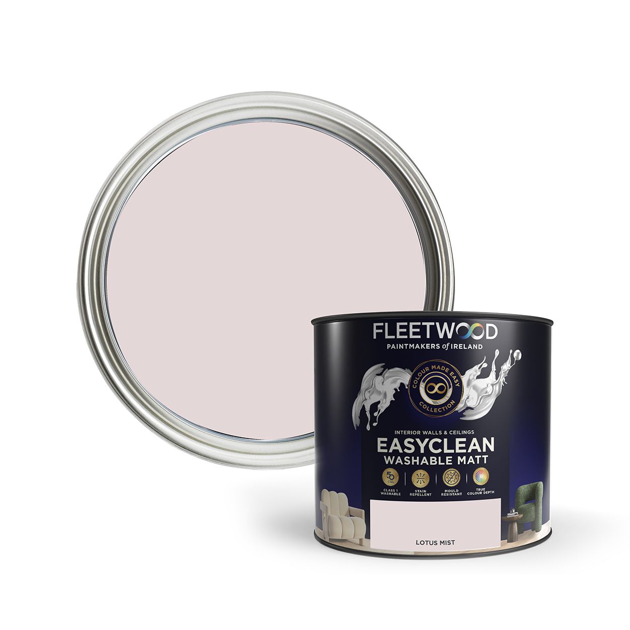 2.5L Fleetwood Easyclean Matt Lotus Mist