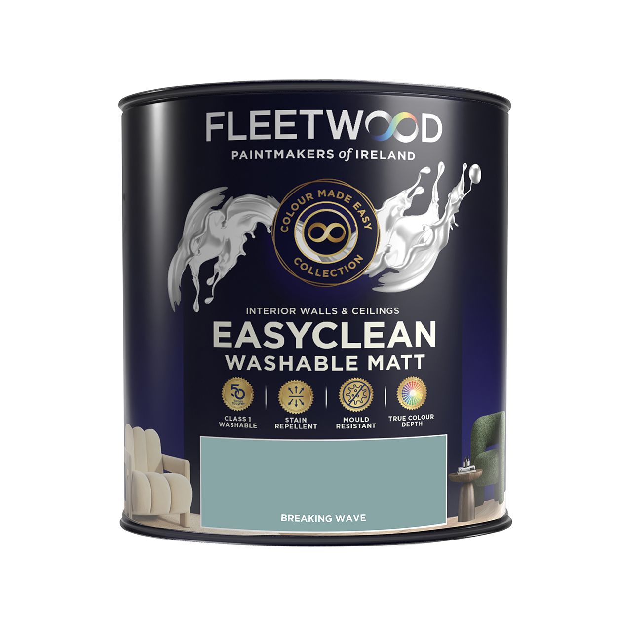 5L Fleetwood Easyclean Matt Breaking Wave