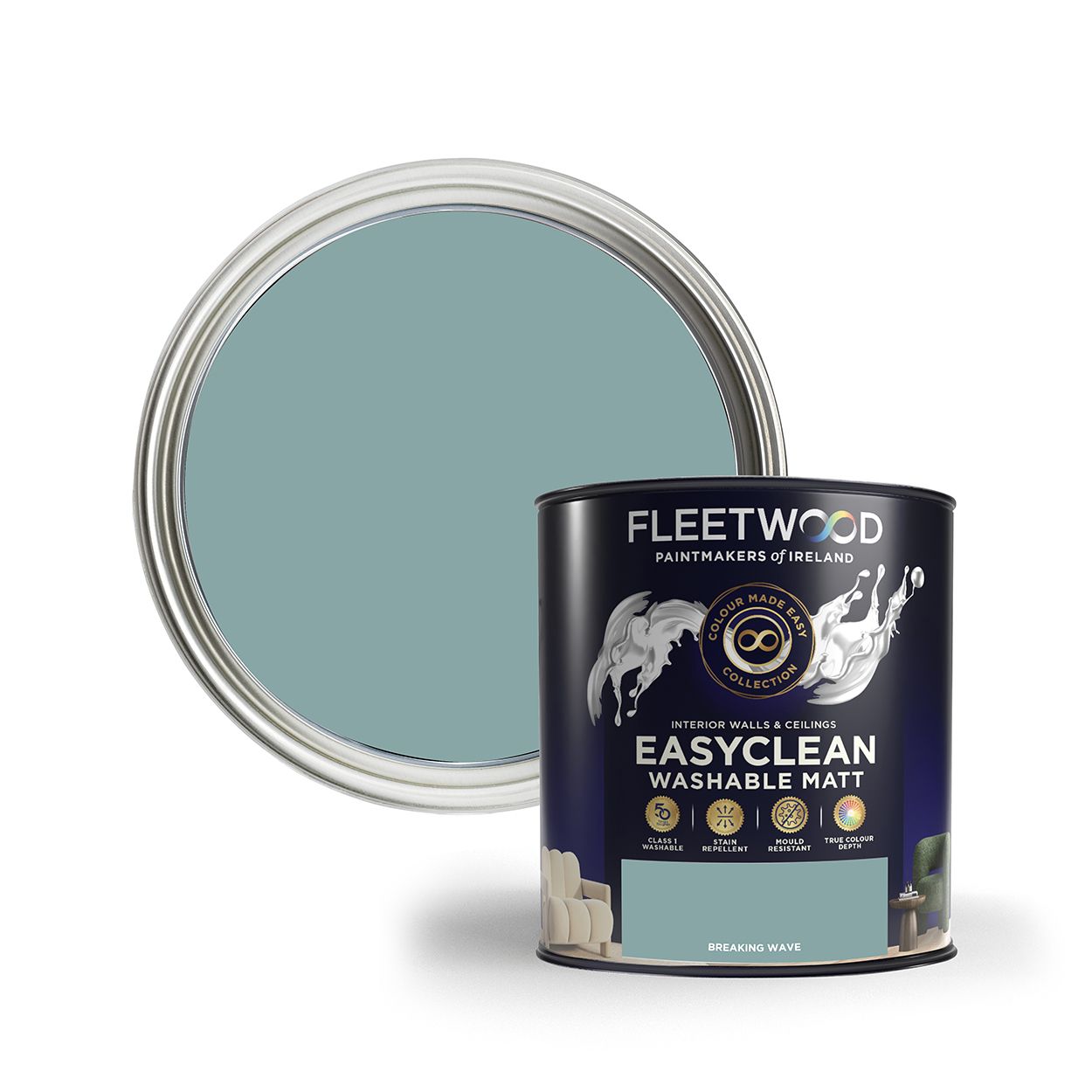 5L Fleetwood Easyclean Matt Breaking Wave