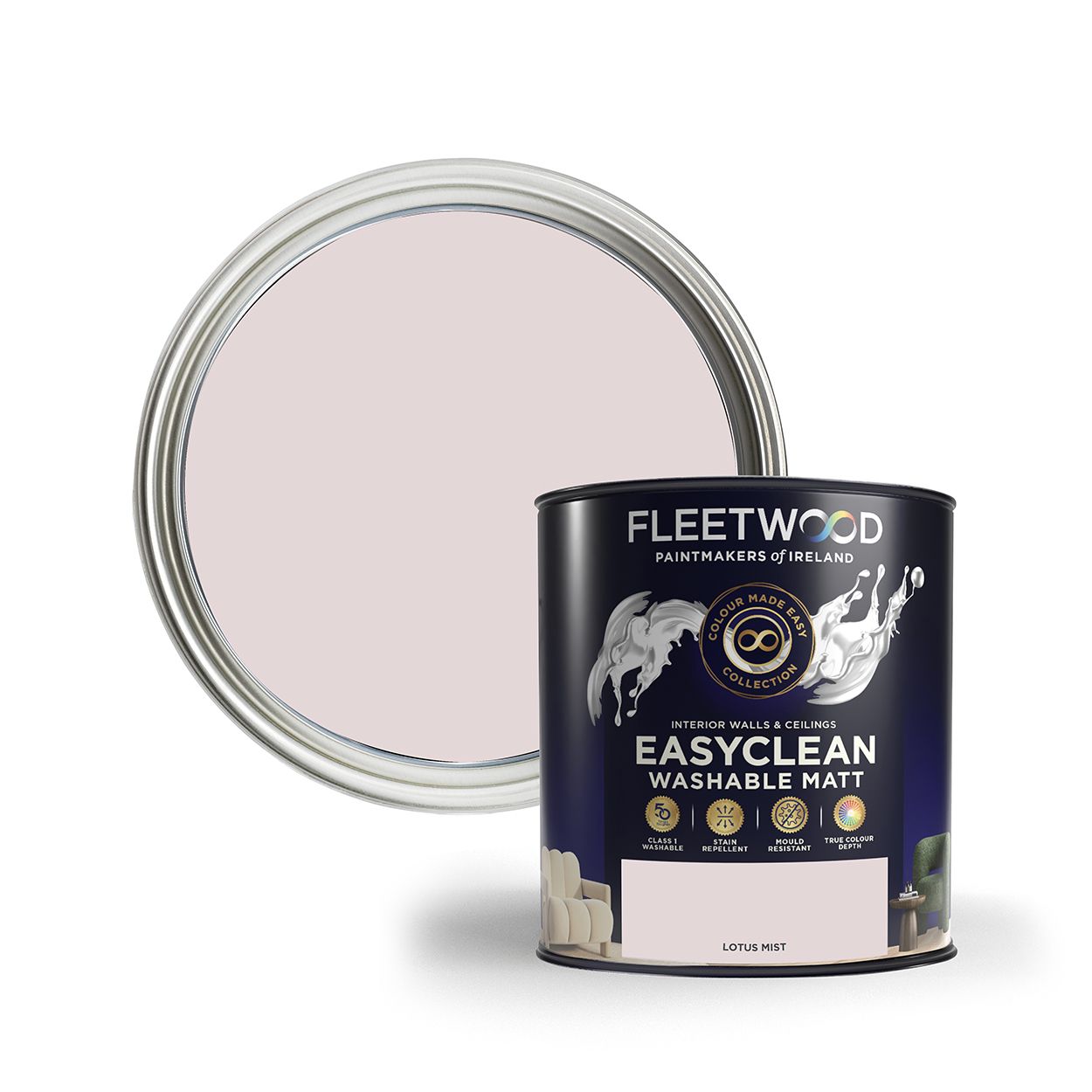 5L Fleetwood Easyclean Matt Lotus Mist