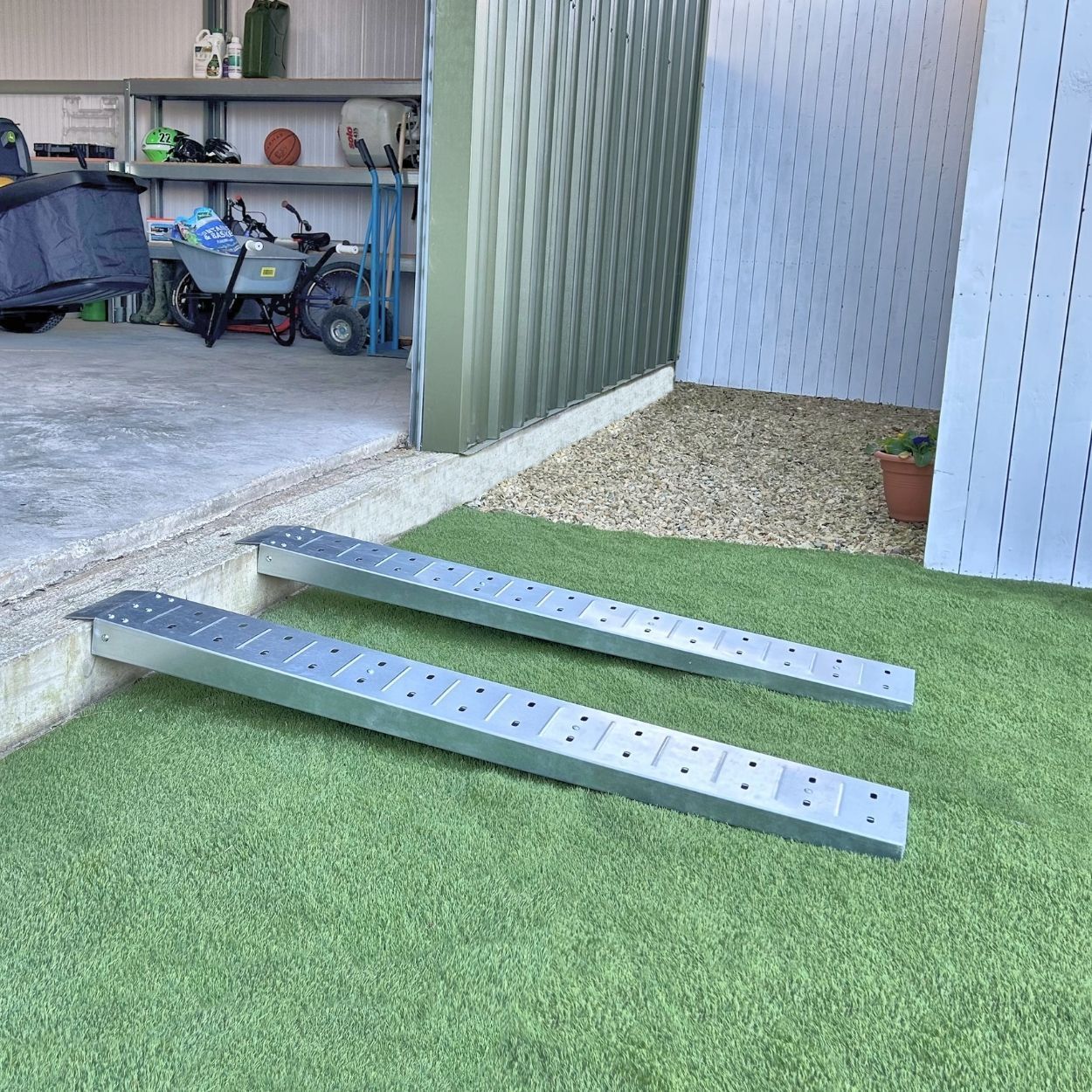 Adman Multipurpose Ramps (only available to order with an Adman Garden Shed)