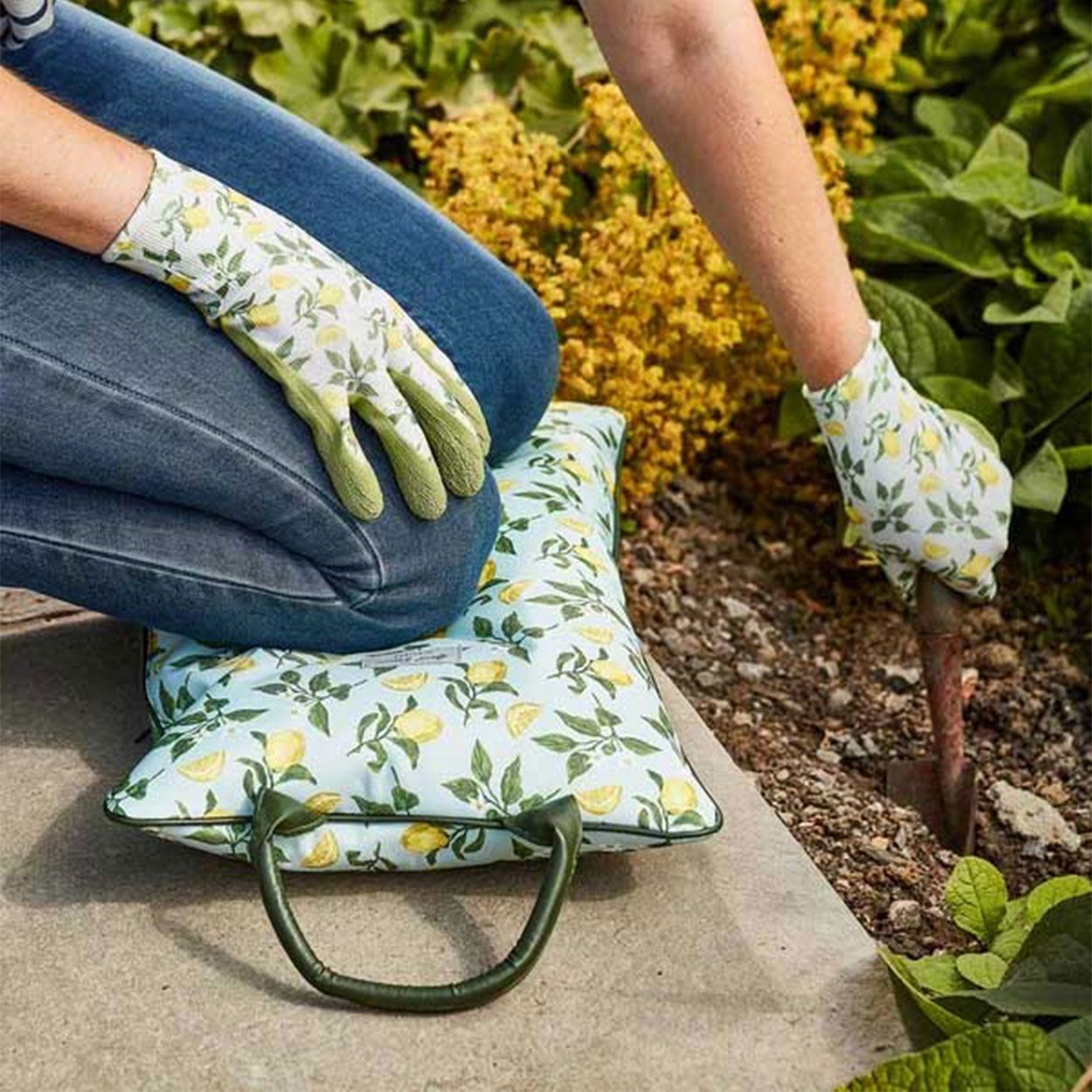 Sicilian Lemon Kneeler Pillow