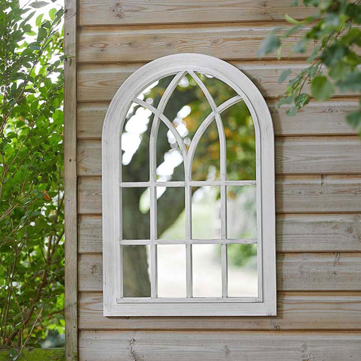 Eden Home & Garden Mirror Silvergris