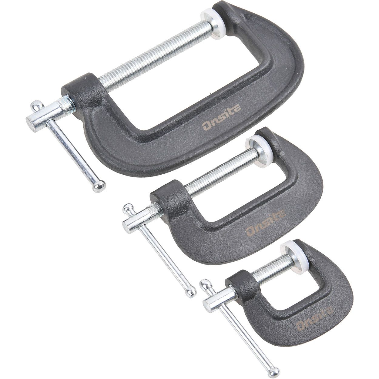 Onsite 3Pc C Clamp Set