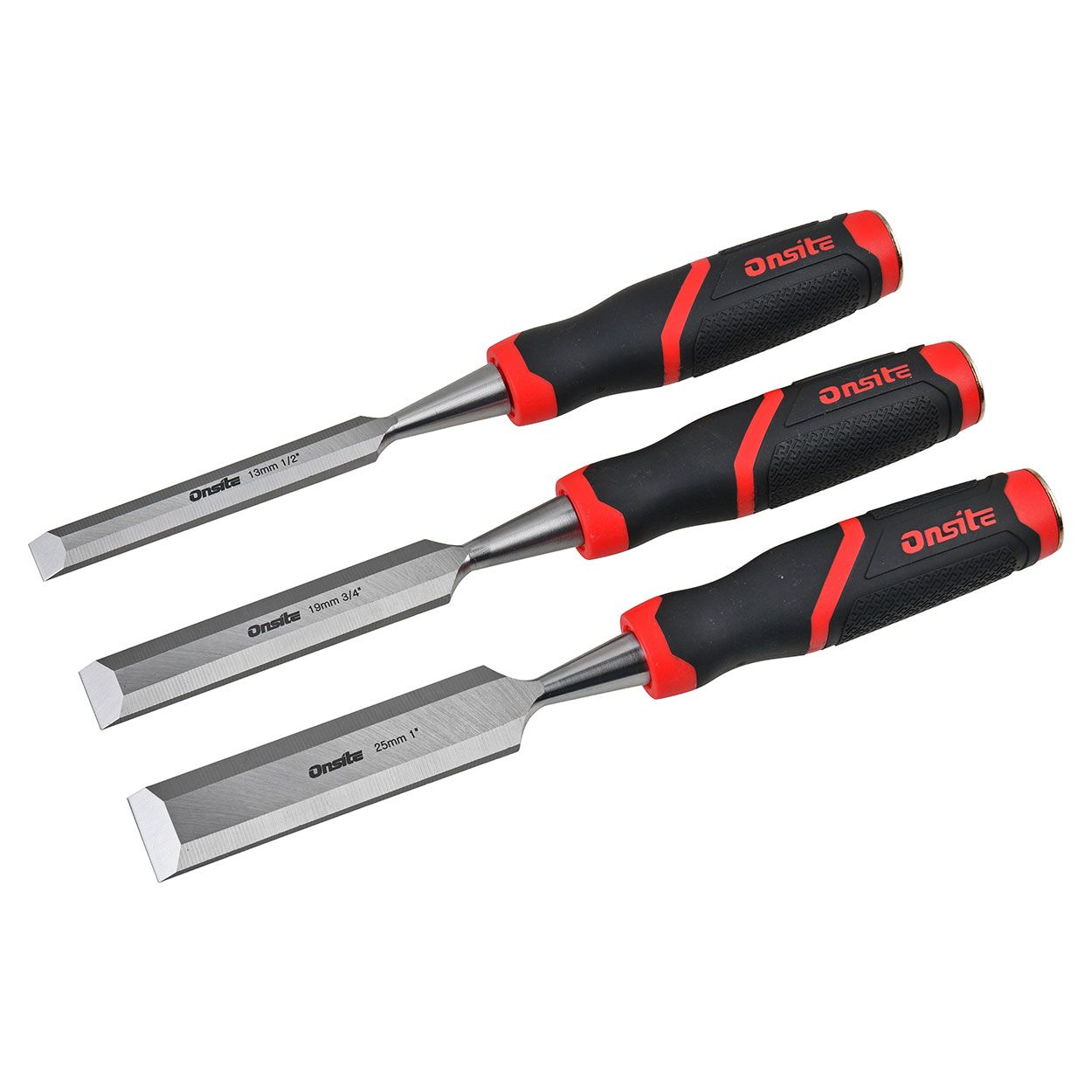 Onsite 3Pc Wood Chisel Set