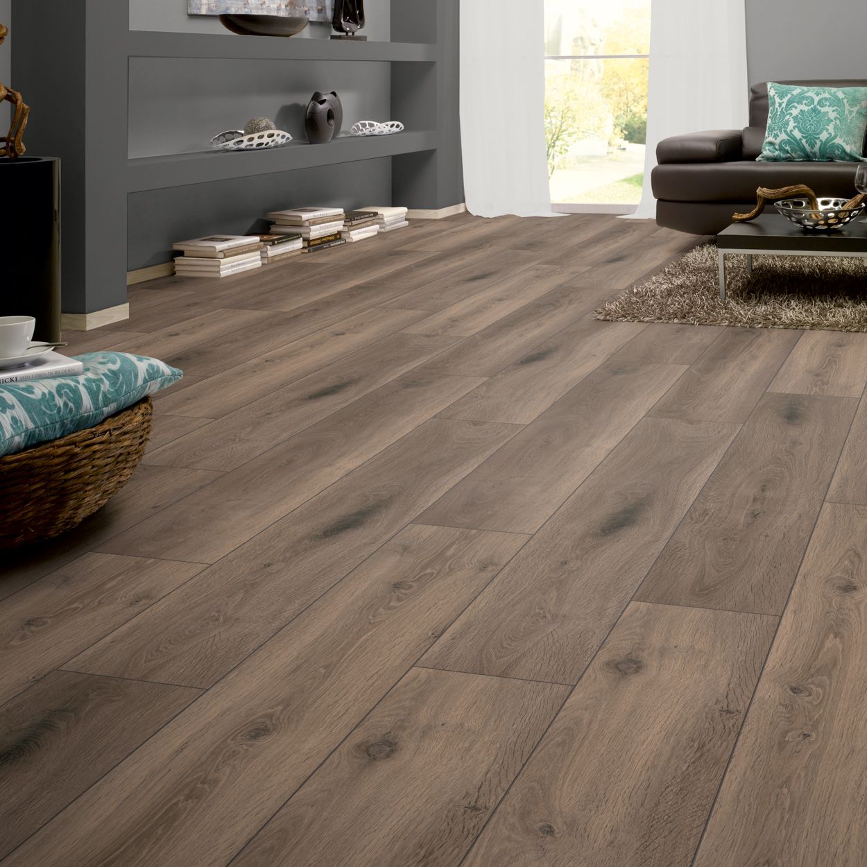 8mm Express Floor Oak Valencia Brown 4V 2.13sqm
