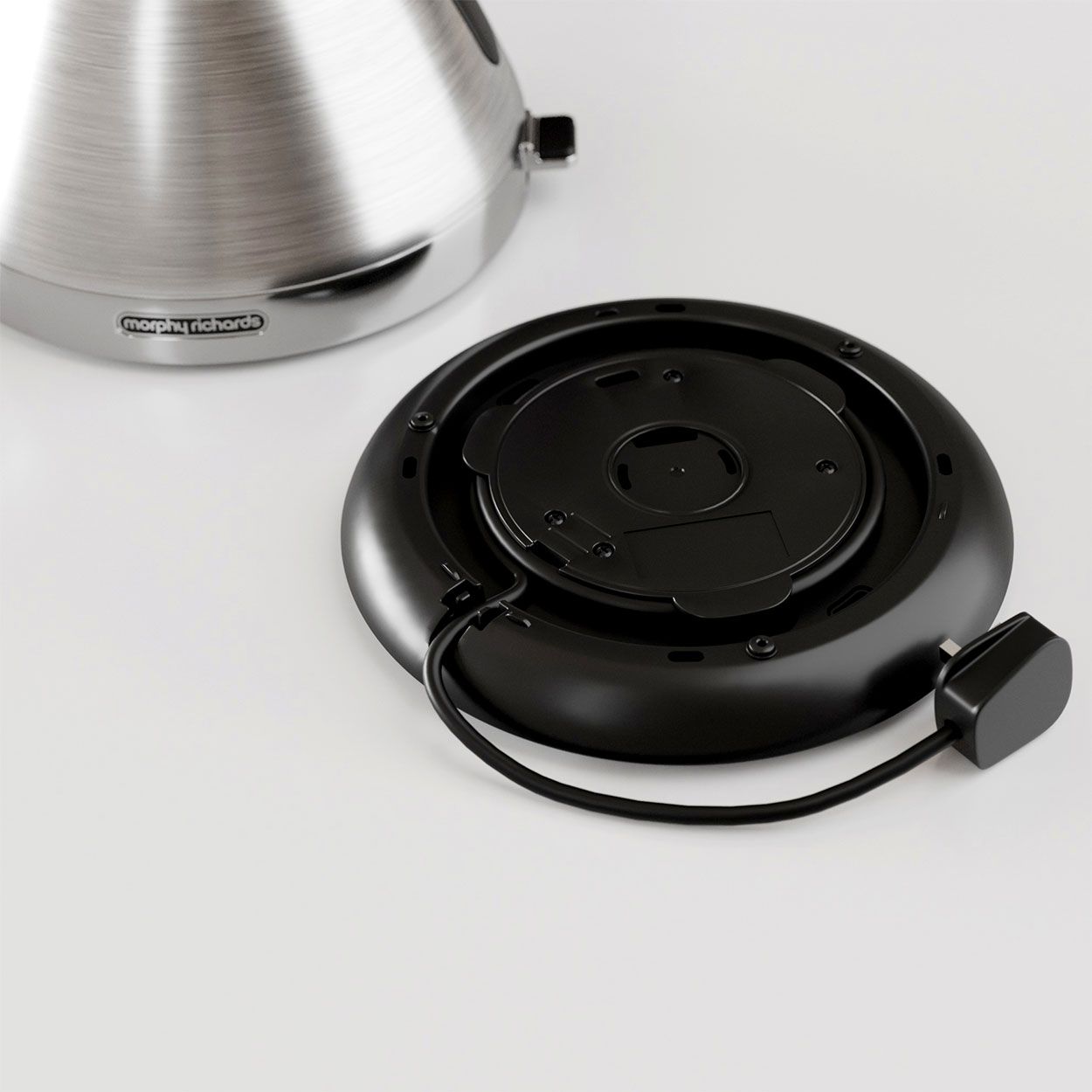Morphy Richards Venture Metal Pyramid Kettle Stainless Steel