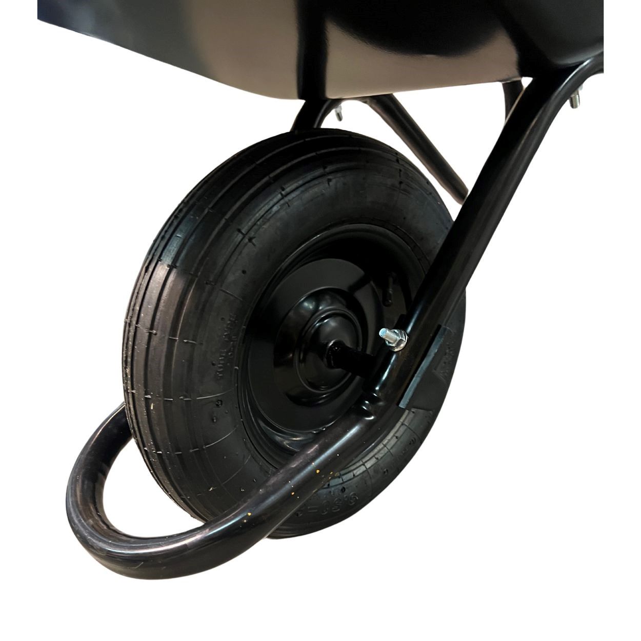 Heavy Duty Wheelbarrow Black 90L